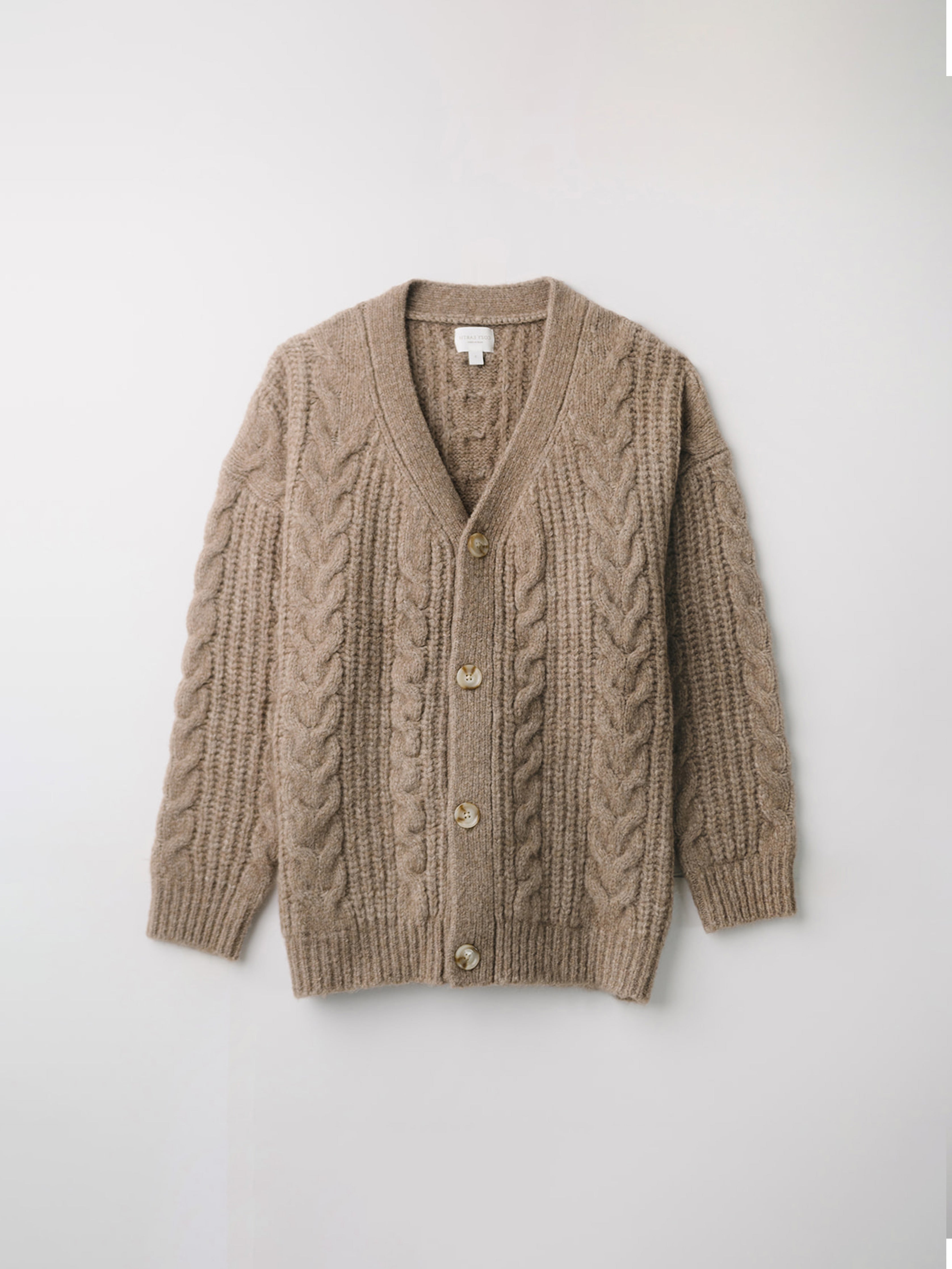 Oversized Cable Knit Cardigan - ONLINE EXCLUSIVE