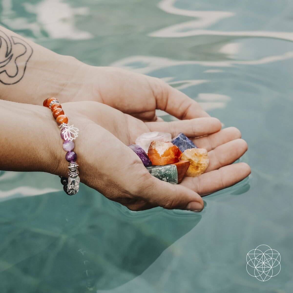 7 Chakra Bracelet and Stones Set by Conscious Items at Shirley Shoppe