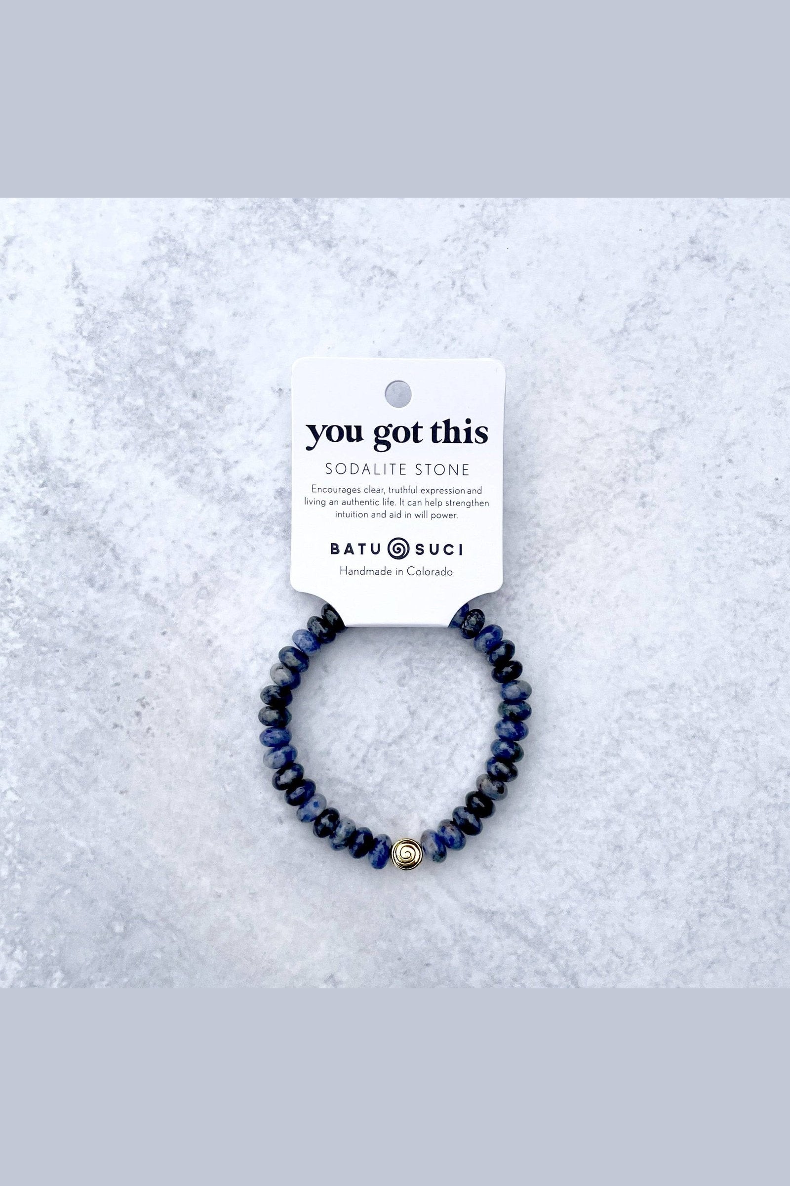 Batu Suci - You Got This Rondelle Bracelet