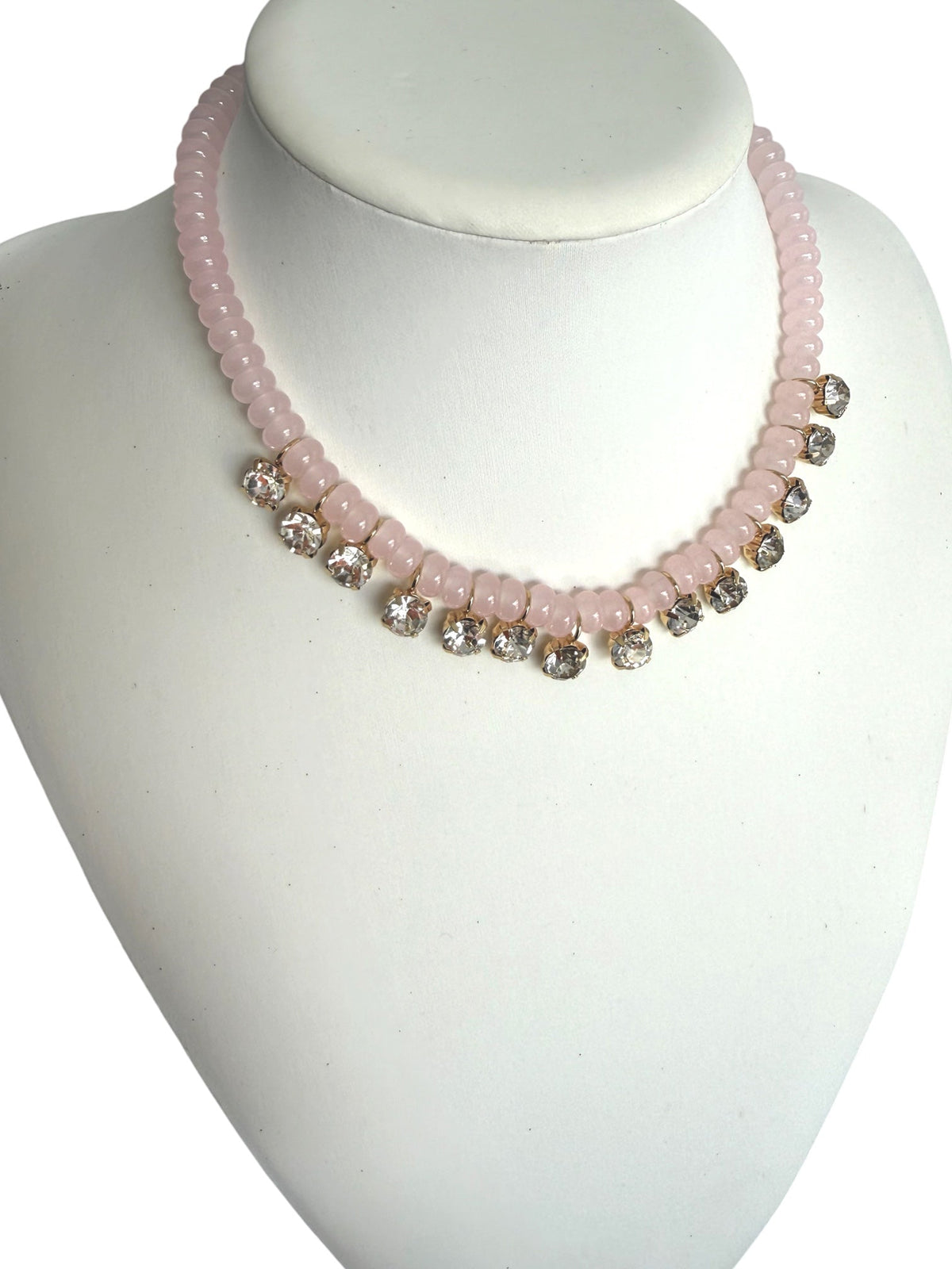 Glitter crystal necklace