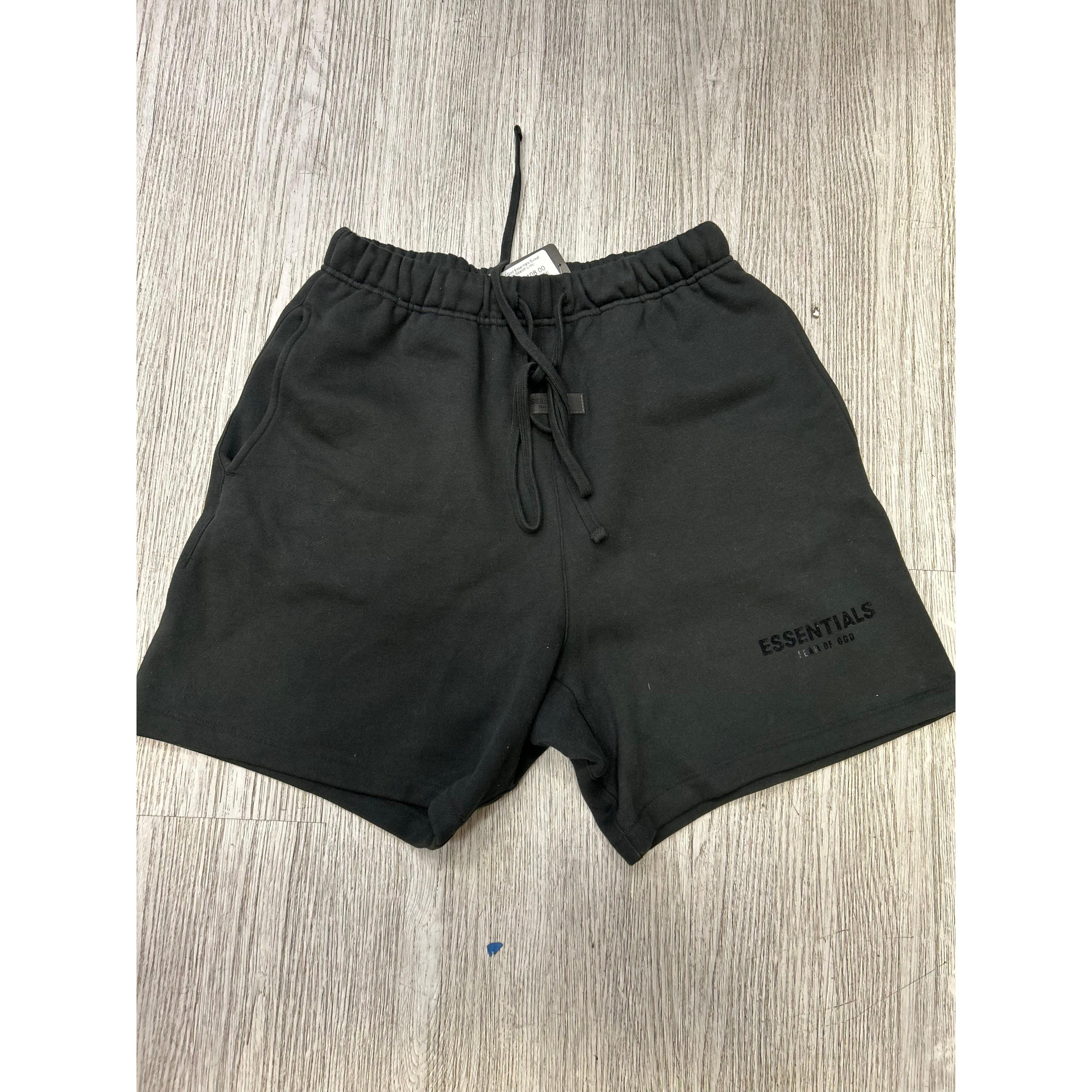 PRE OWNED Fear of God Essentials Sweat Shorts Stretch Limo *Conditional*