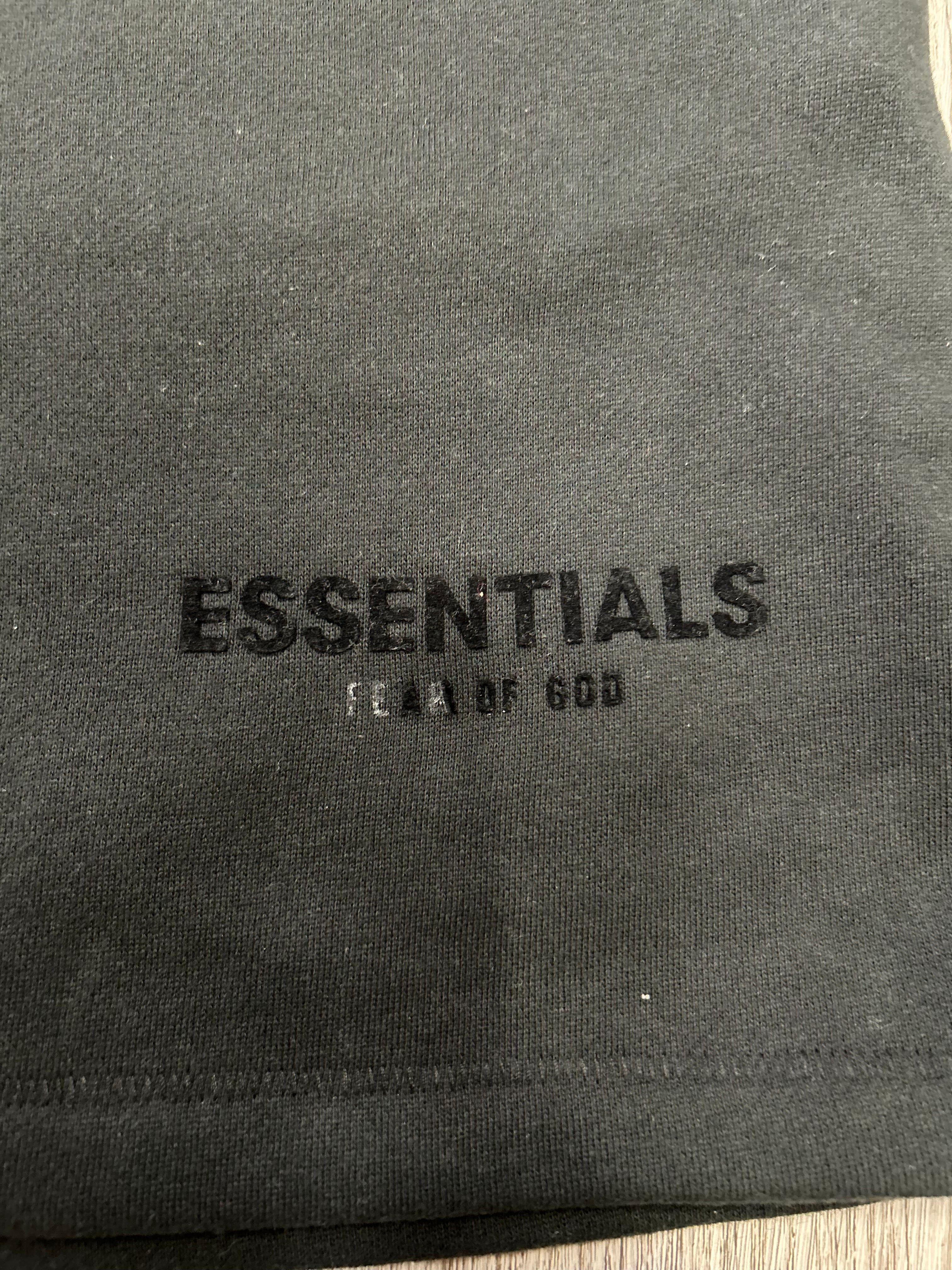 PRE OWNED Fear of God Essentials Sweat Shorts Stretch Limo *Conditional*