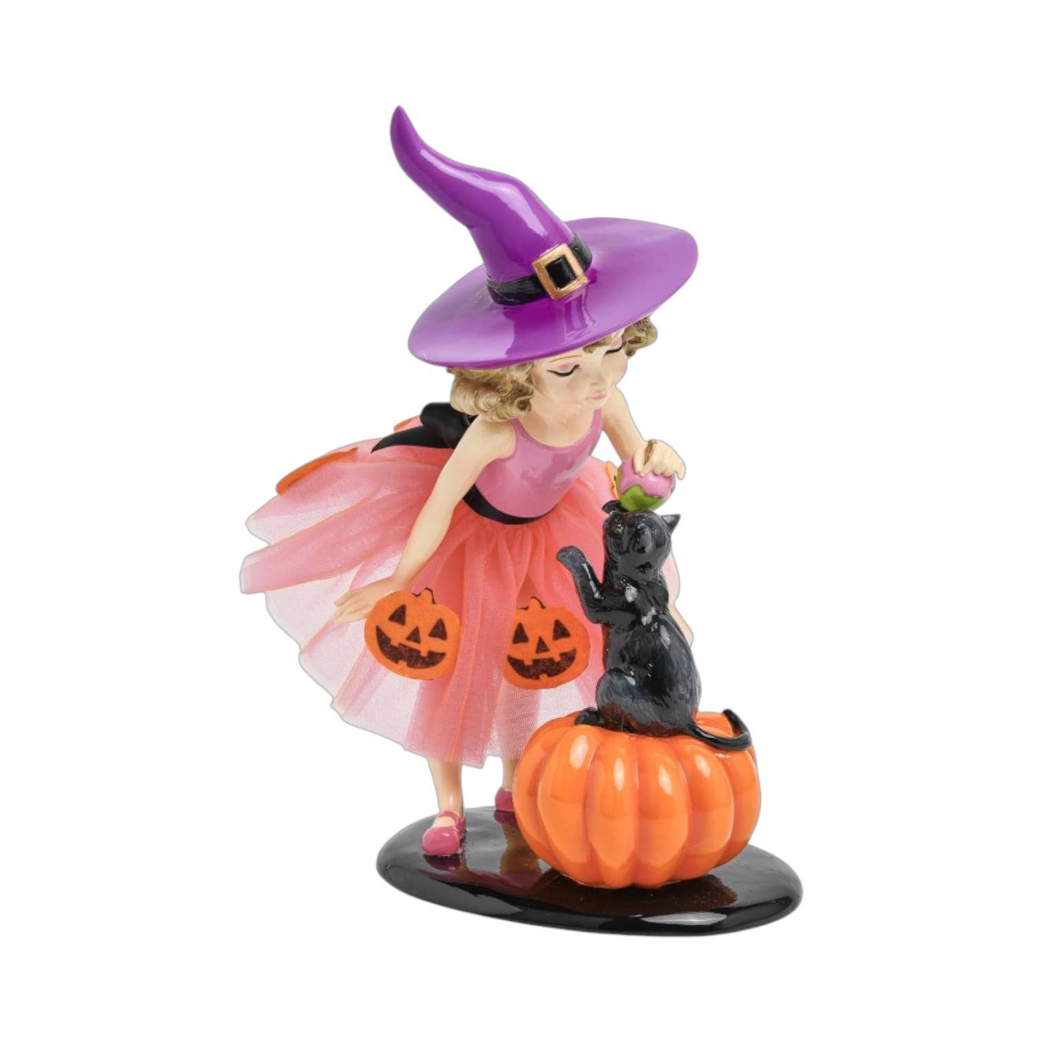 12in Witch Girl with Cat by December Diamonds