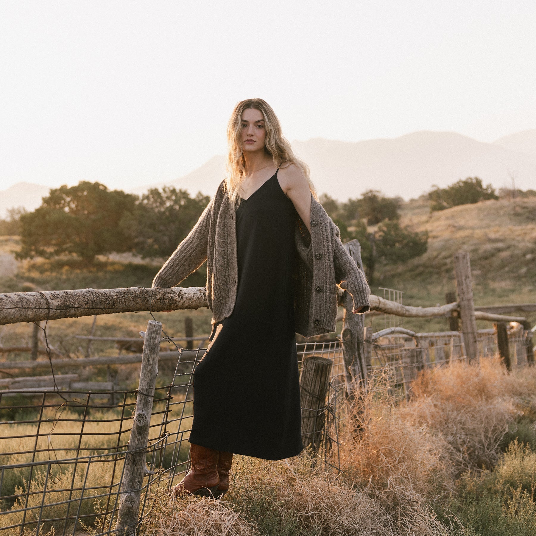 Oversized Cable Knit Cardigan - ONLINE EXCLUSIVE