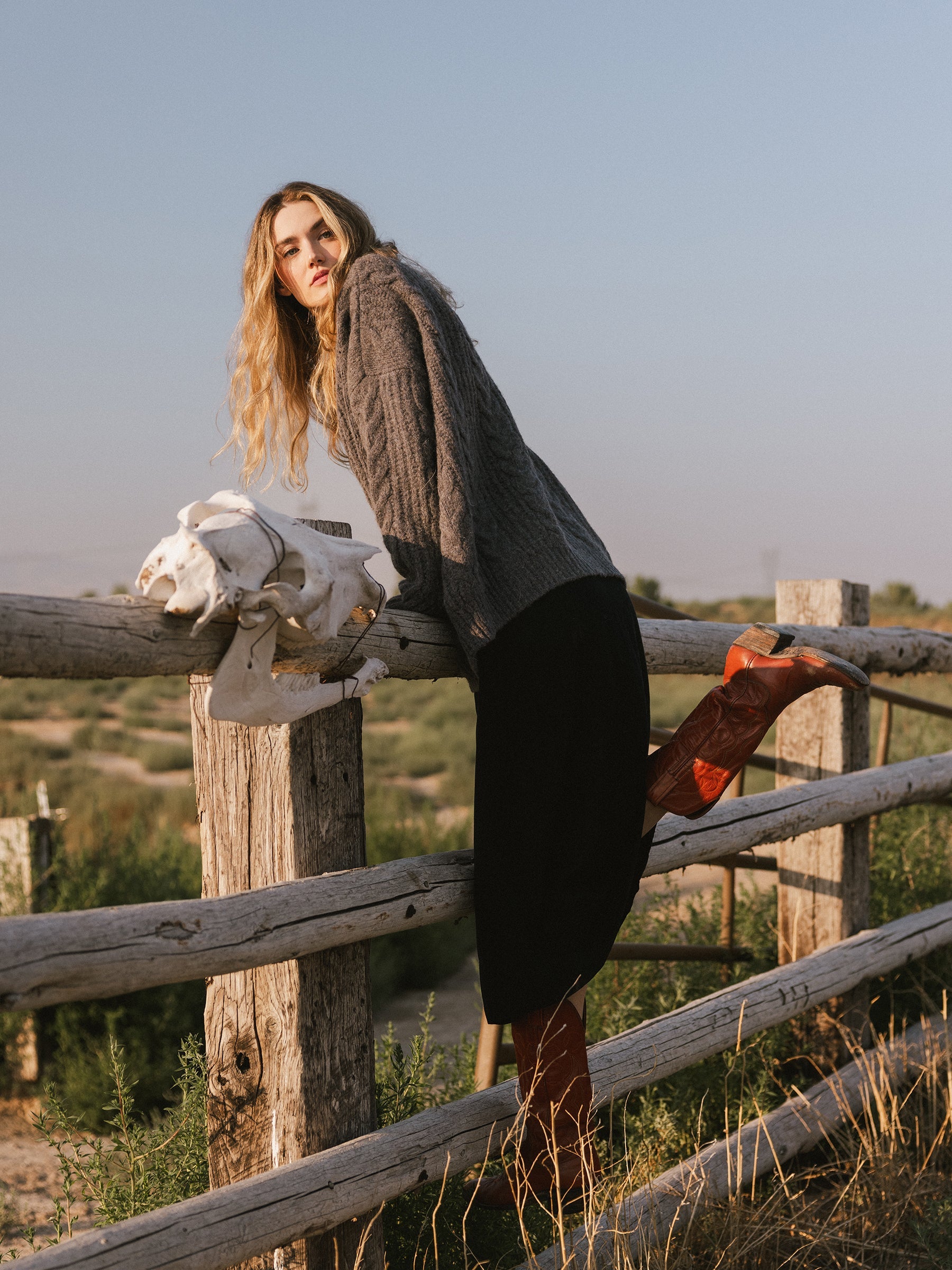 Oversized Cable Knit Cardigan - ONLINE EXCLUSIVE
