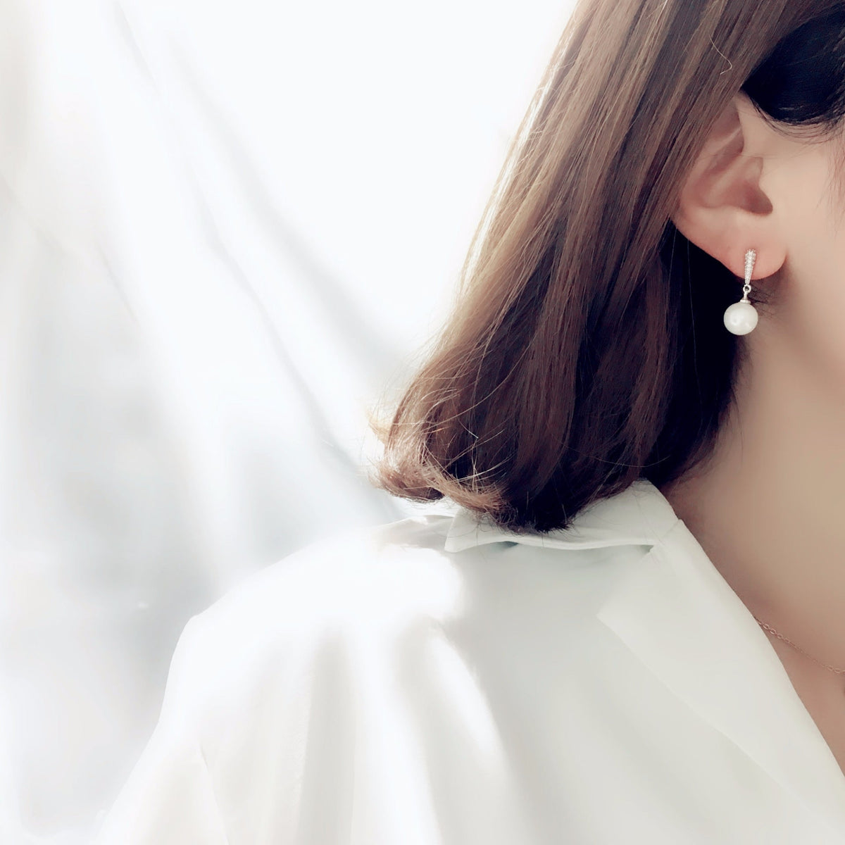 Women's Sterling Sier Korean Style Fashion Geometry Earrings