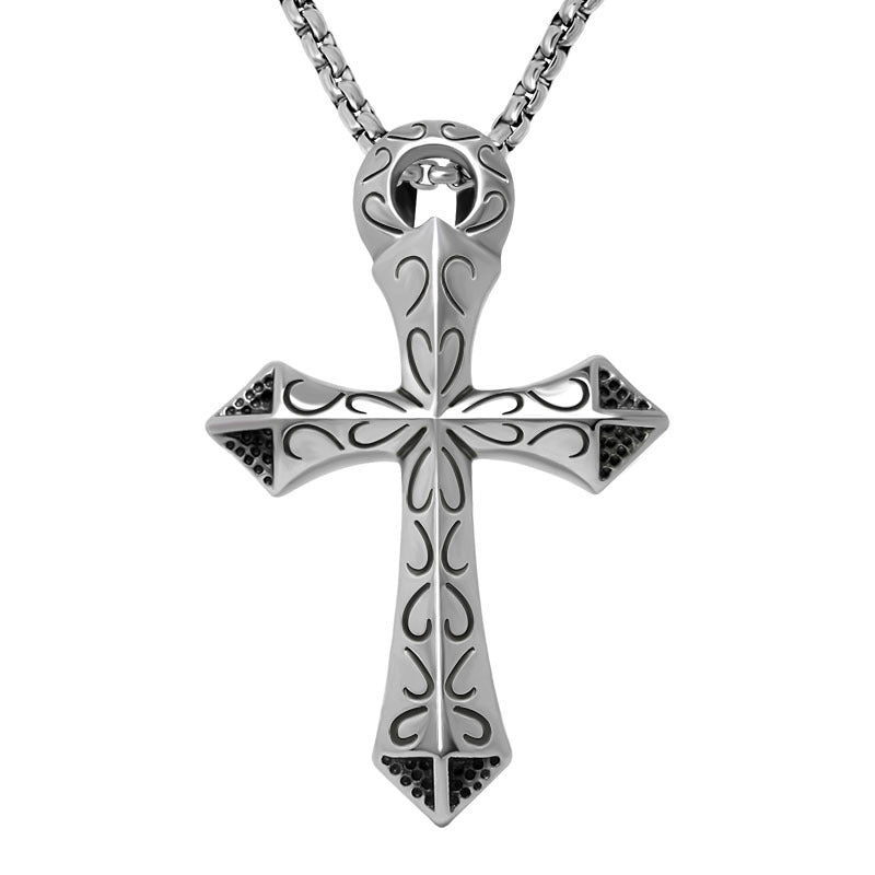 Men's Titanium Steel Punk Retro Personality Casting Pendants