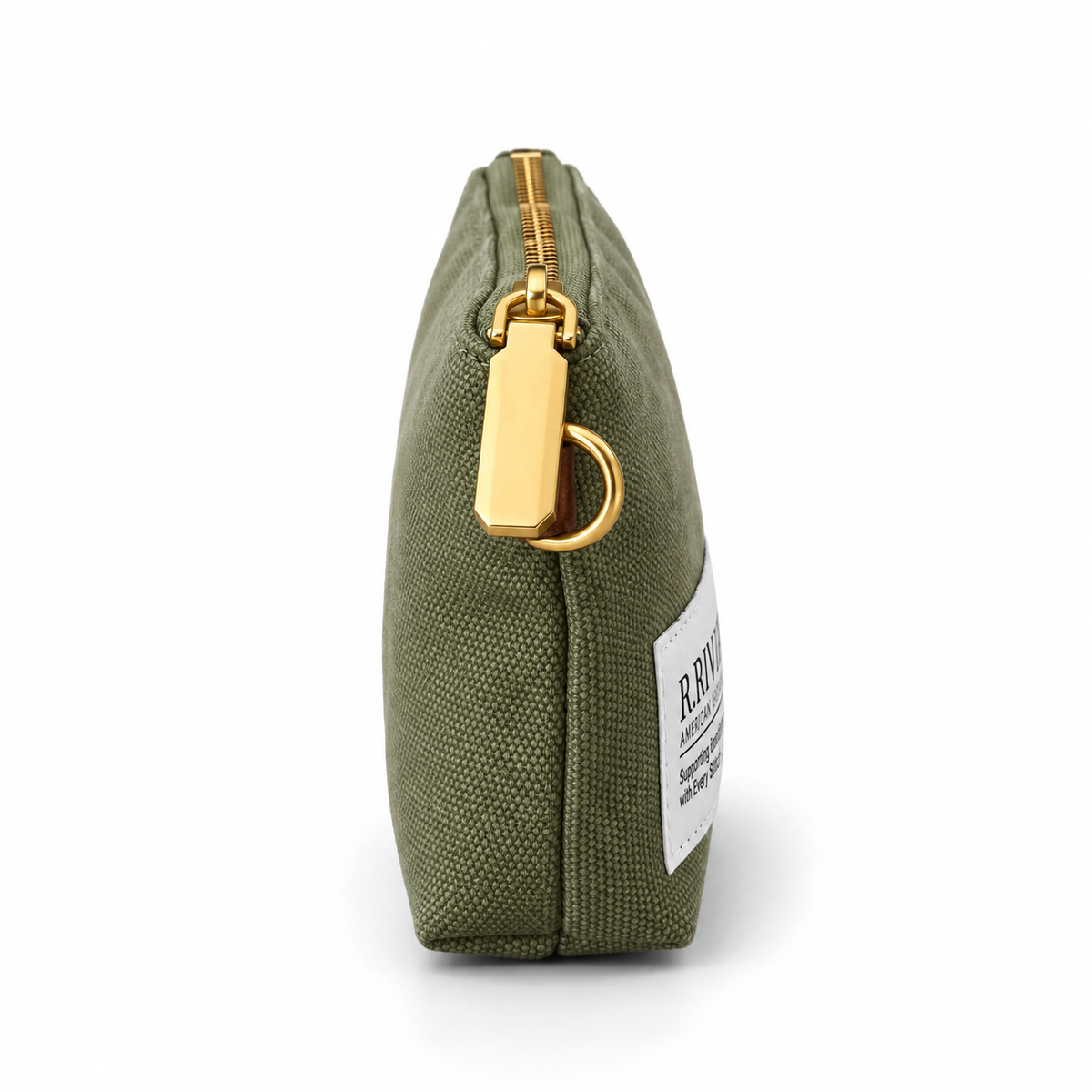 Lucy Mini Zipper Pouch | Fatigue Washed Canvas