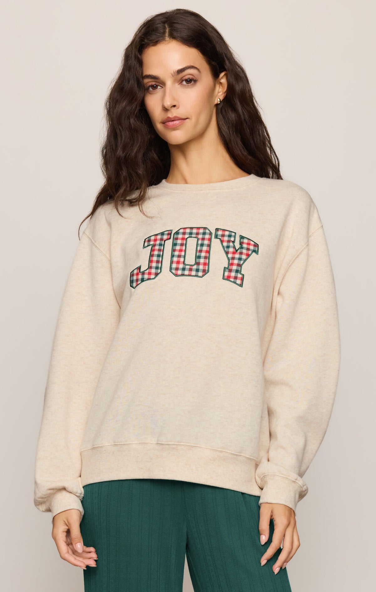 Joy Sweatshirt in Light Oatmeal Heather