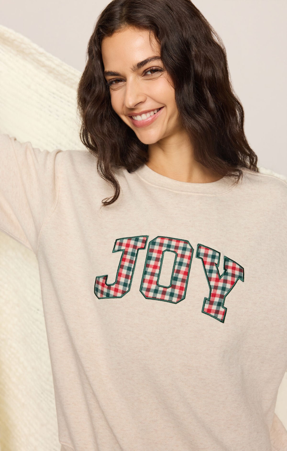 Joy Sweatshirt in Light Oatmeal Heather