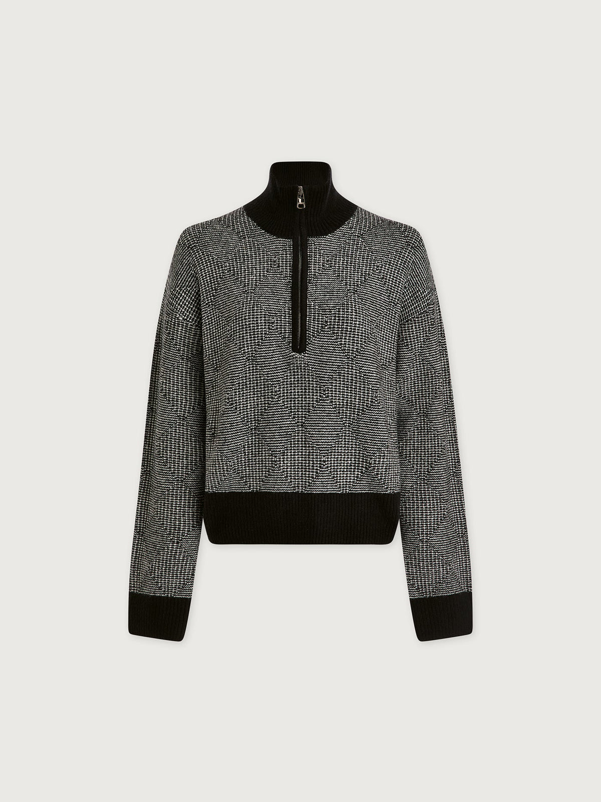 Varley Aldridge Half-Zip Knit in Black