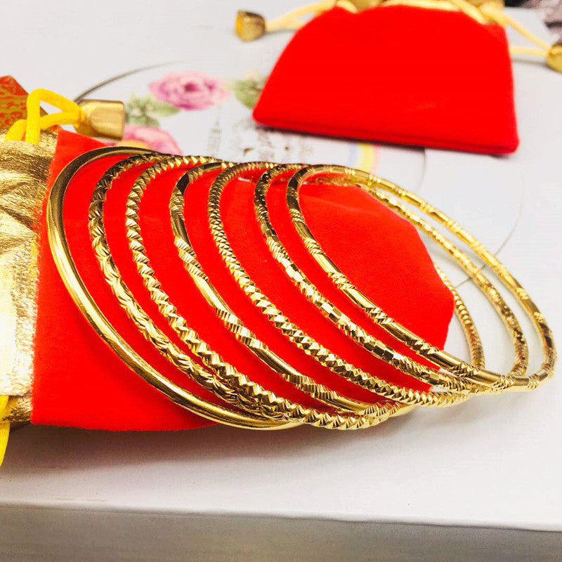 Car Colored Thread Korean Style Closed Bracelet