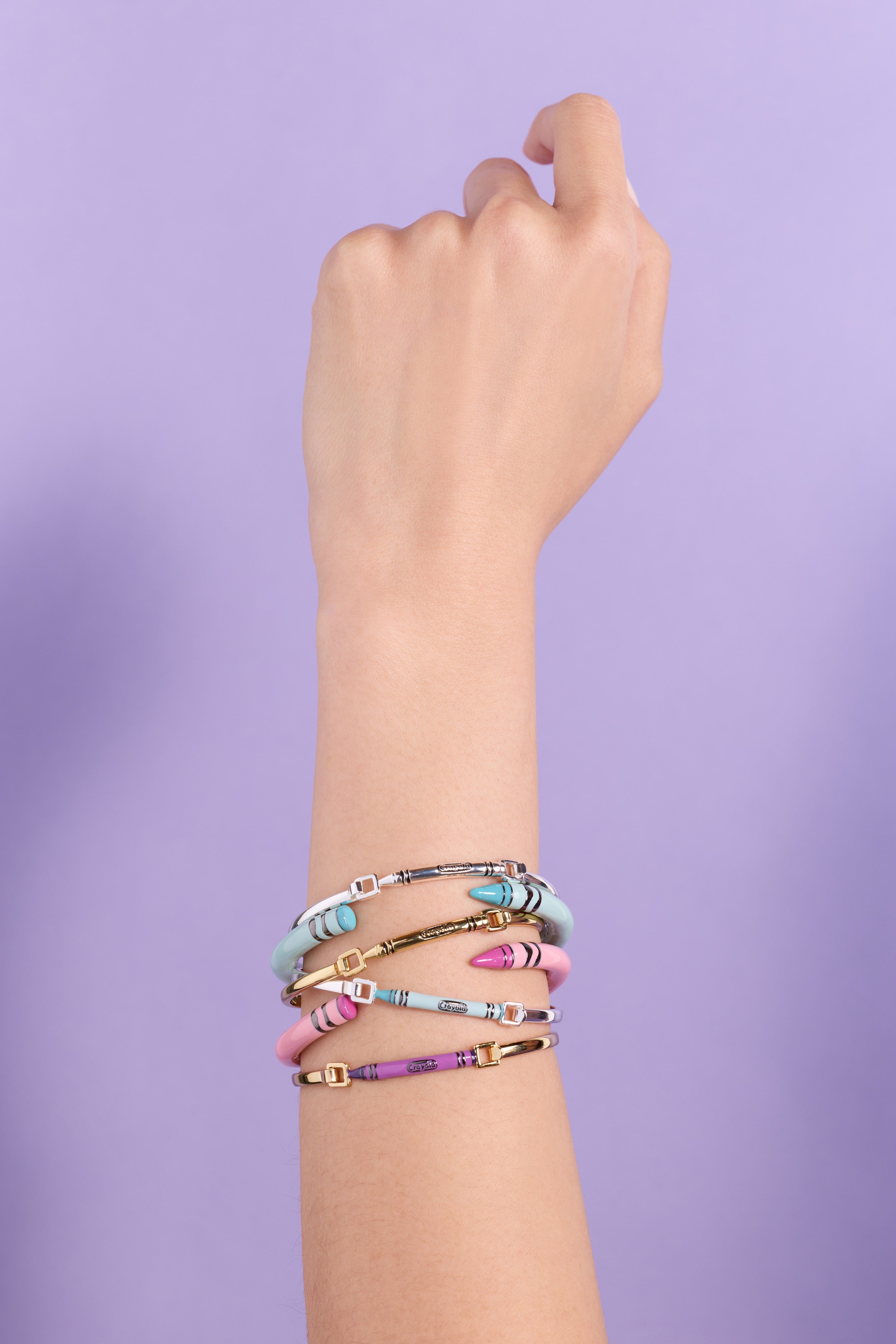 Crayola Purple Crayon Tension Bangle