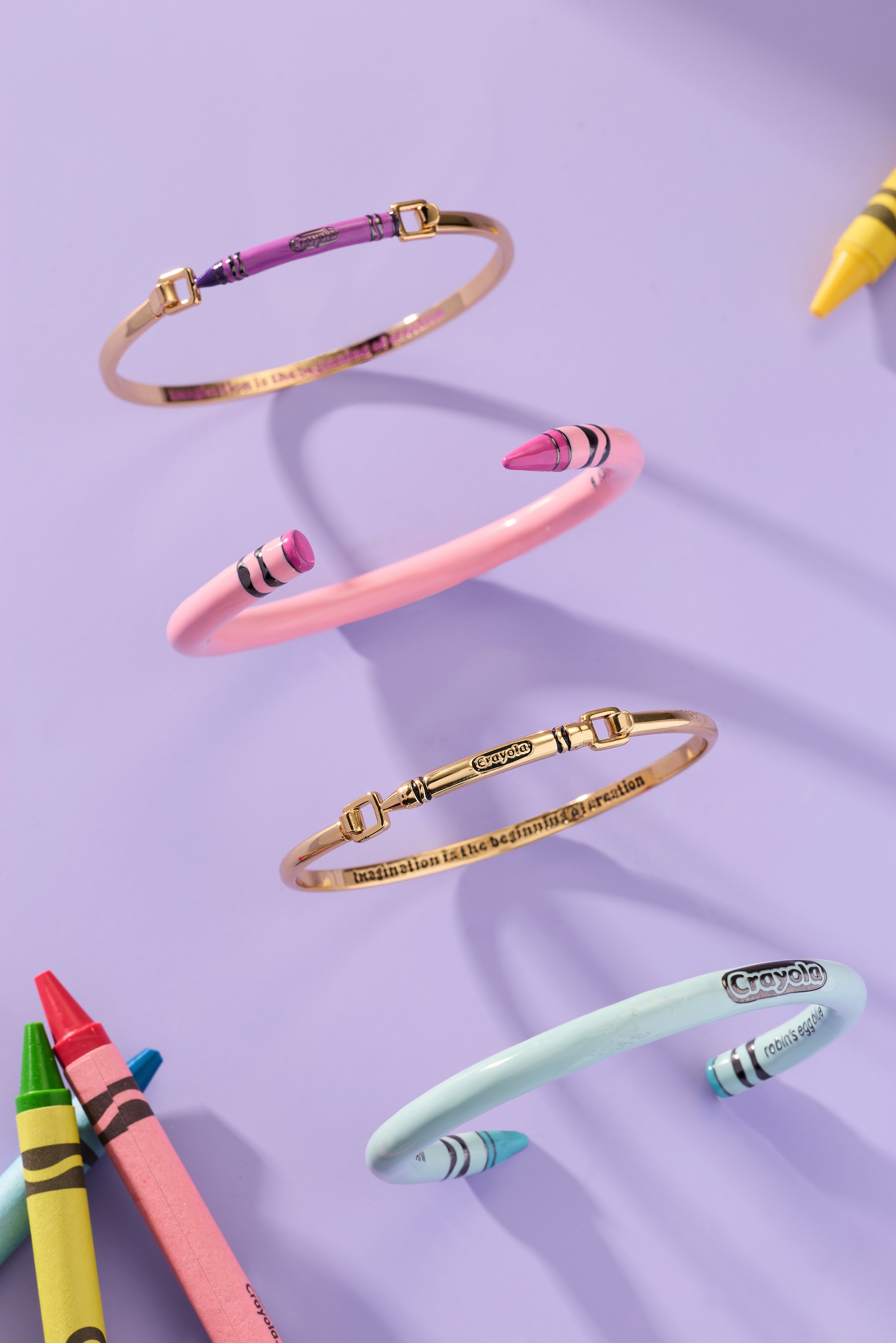 Crayola Purple Crayon Tension Bangle