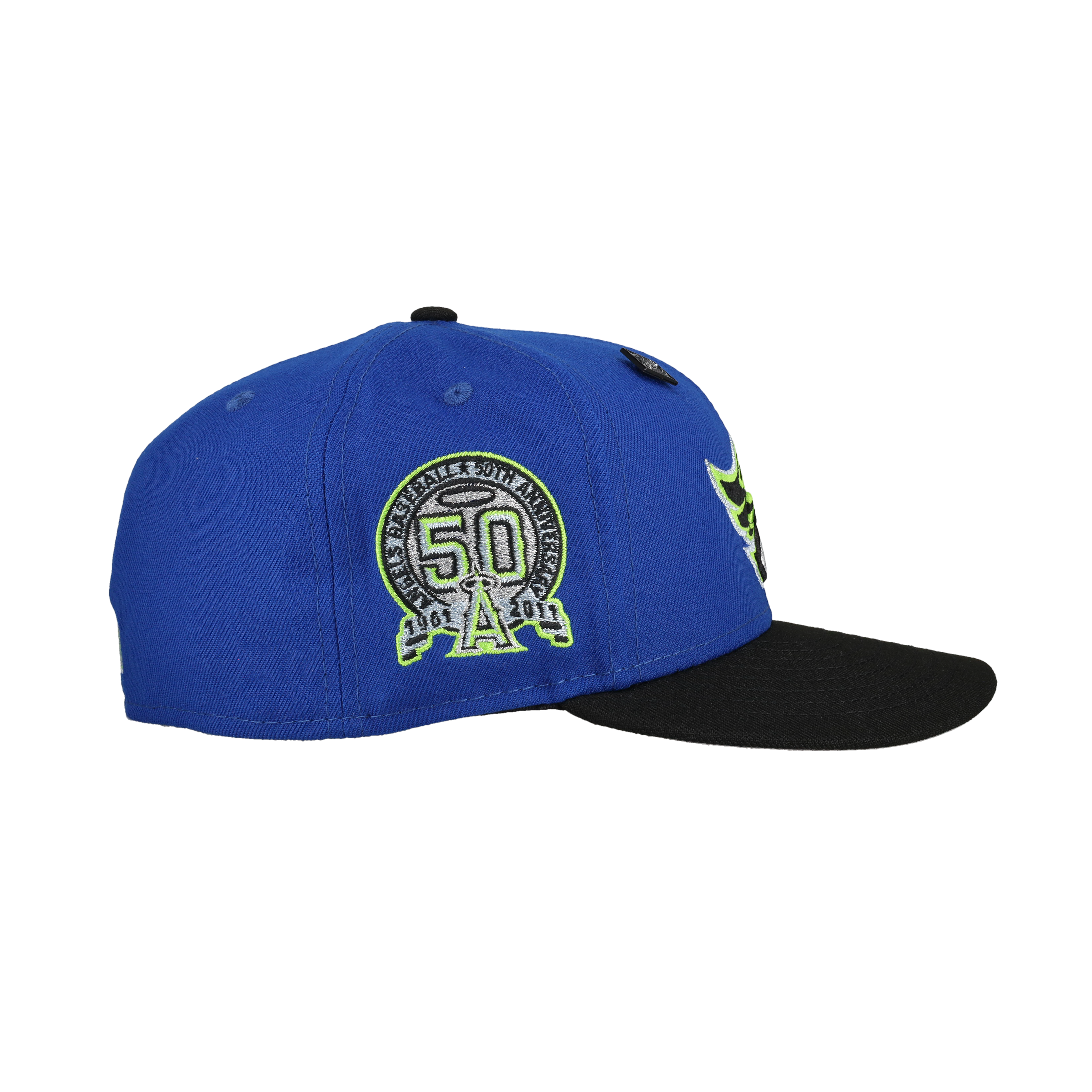 Anaheim Angels 50th Season Metallic Lime 59Fifty Fitted Hat