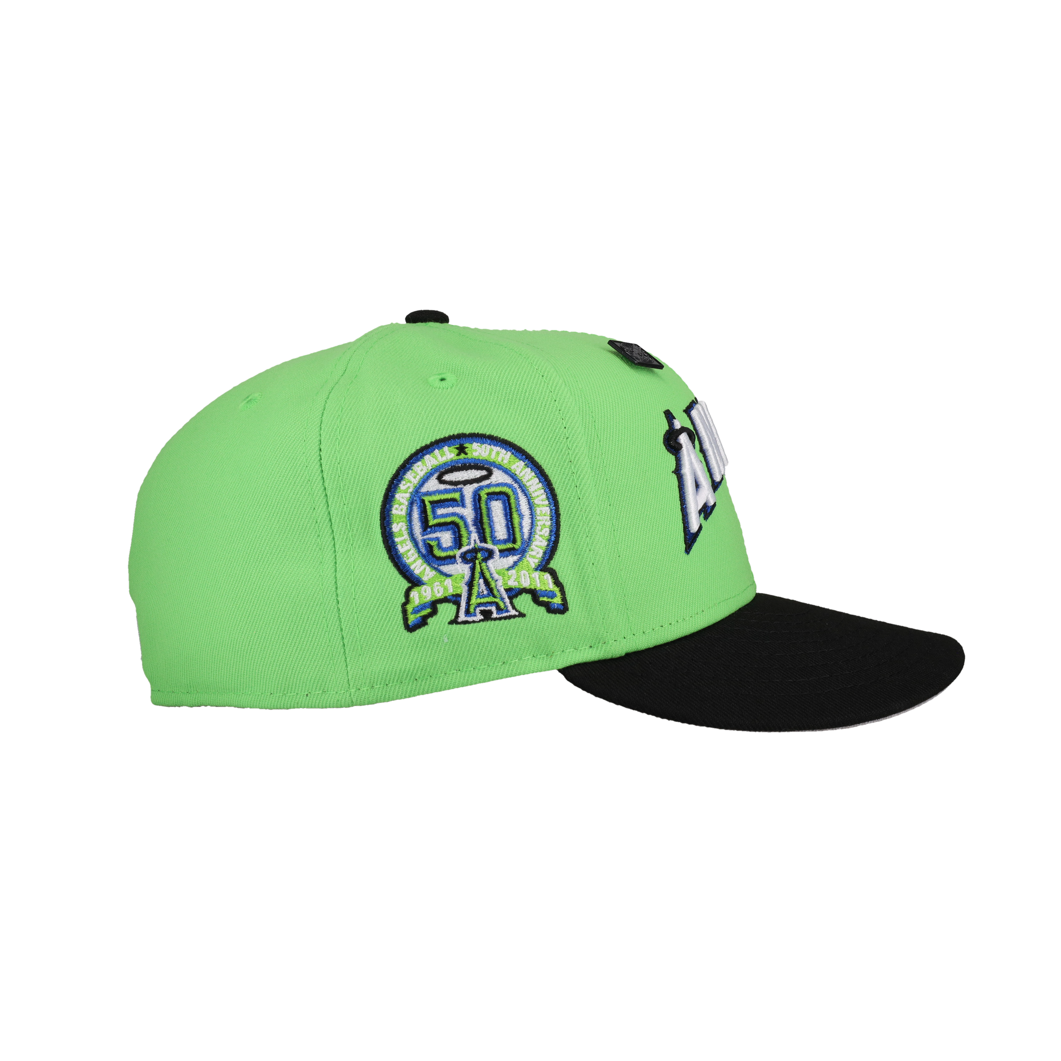 Anaheim Angels 50th Anniversary Lime 59Fifty Fitted Hat