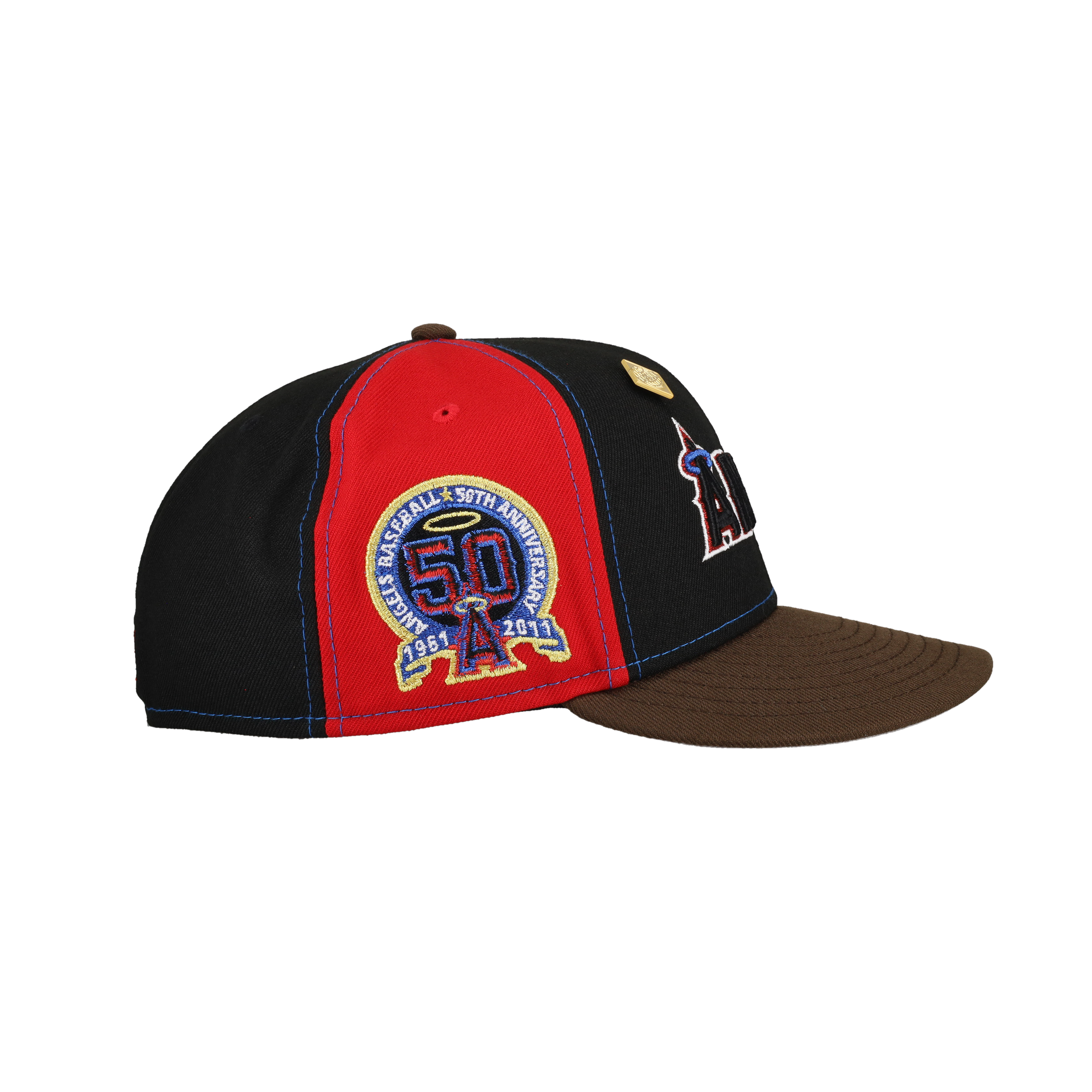 Anaheim Angels 50th Season Turbo Pinwheel 59fifty Fitted Hat