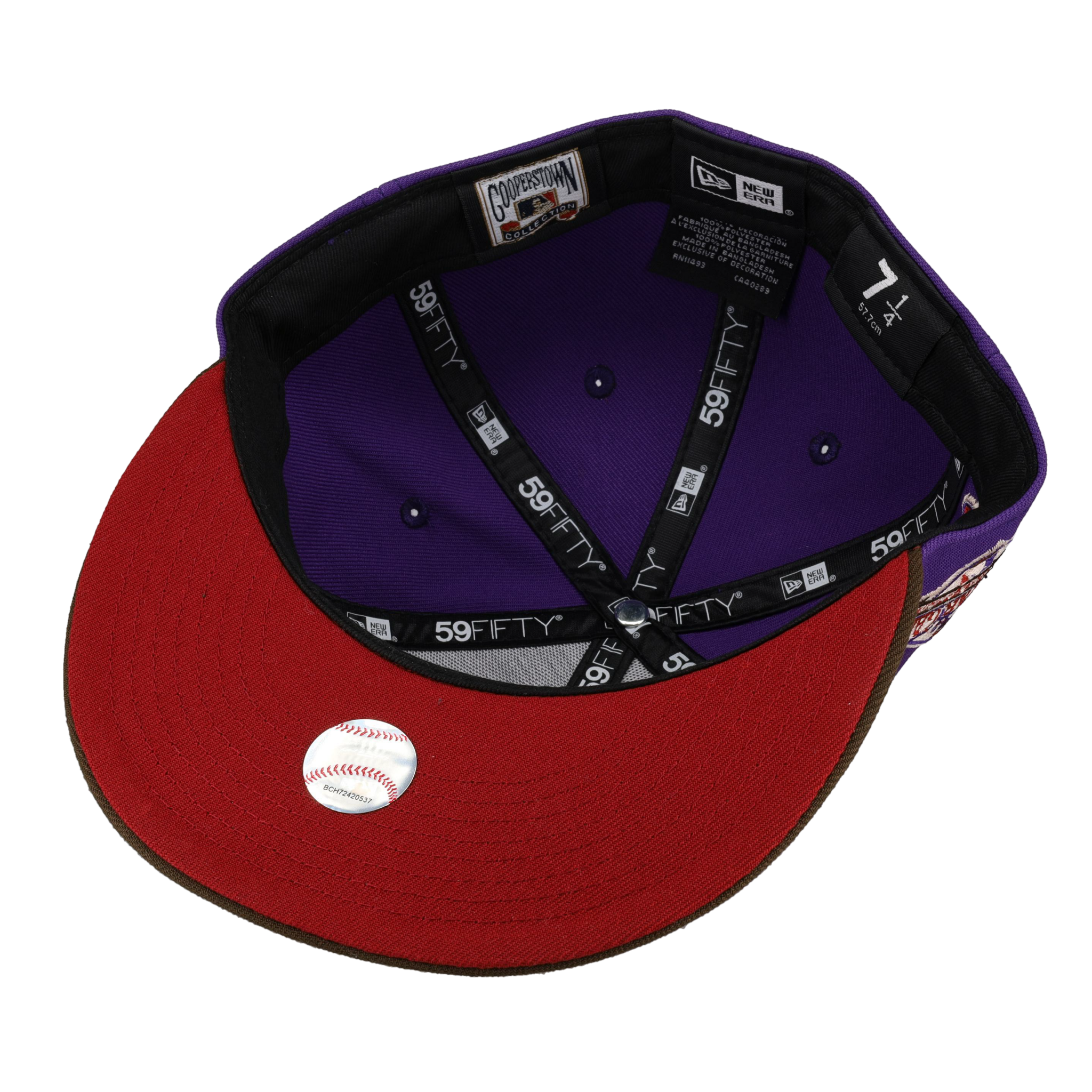California Angels Nitro Purple 1989 All Star Game Fitted Hat