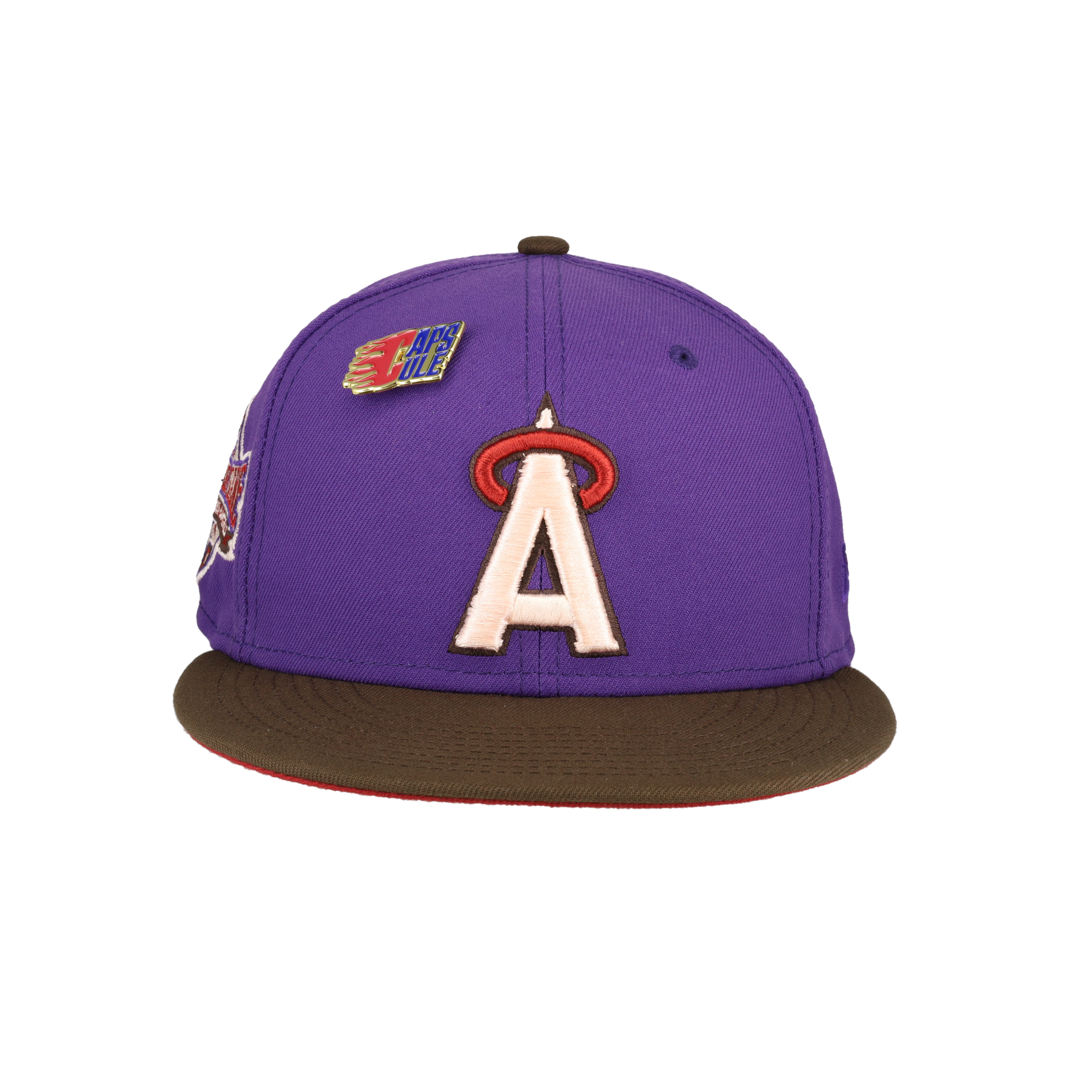California Angels Nitro Purple 1989 All Star Game Fitted Hat