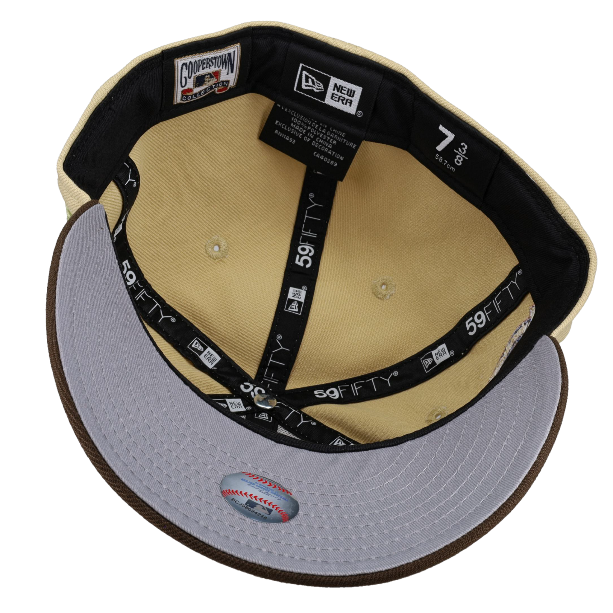 Houston Astros 45th Anniversary Vegas/Walnut Metallic 59Fifty Fitted Hat