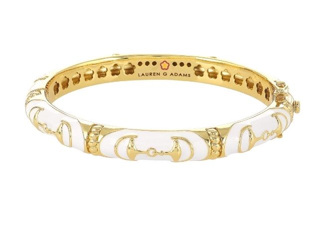 Equestrian Bangle — Black Snaffle