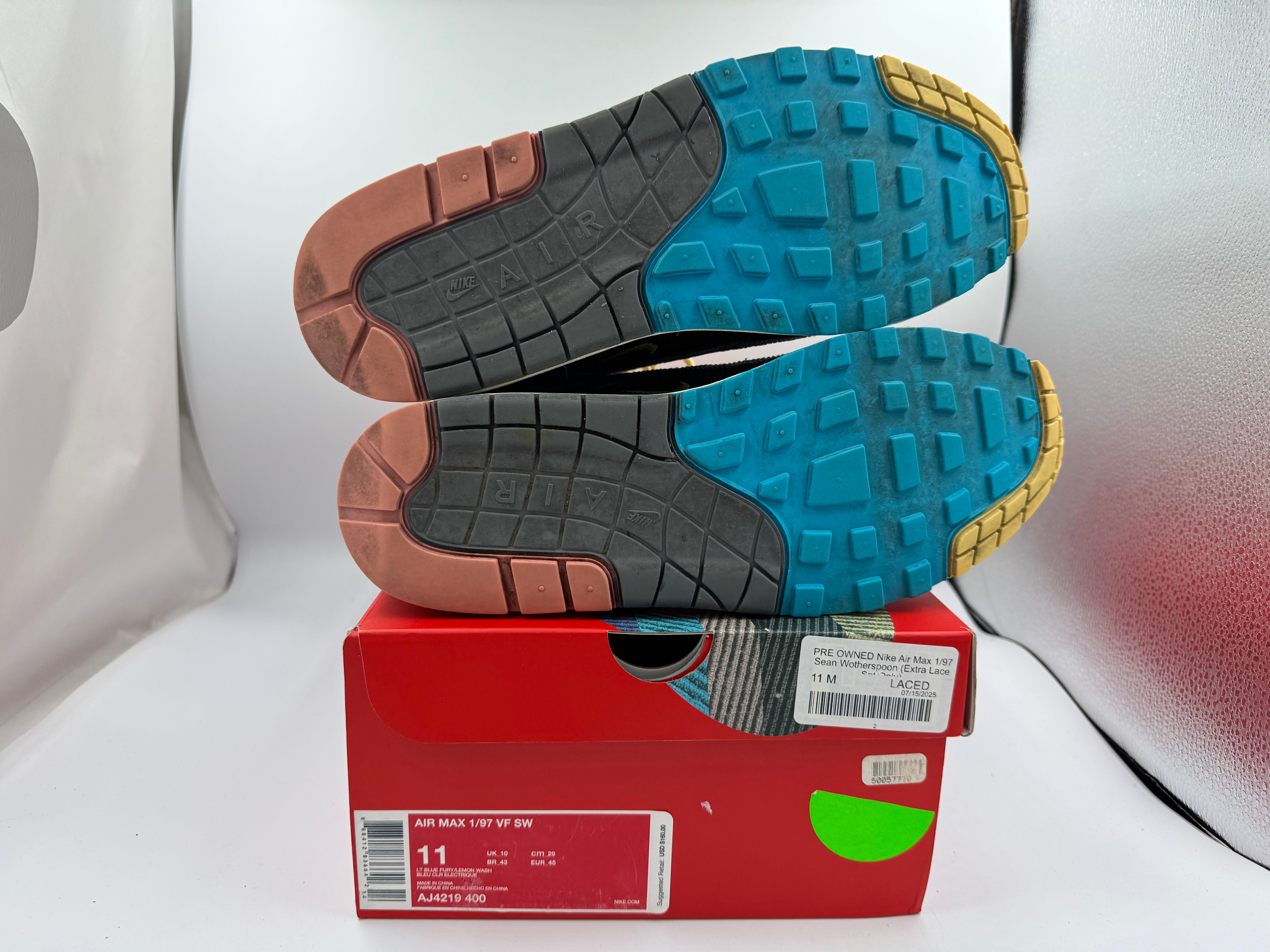 PRE OWNED Nike Air Max 1/97 Sean Wotherspoon (Extra Lace Set Only)
