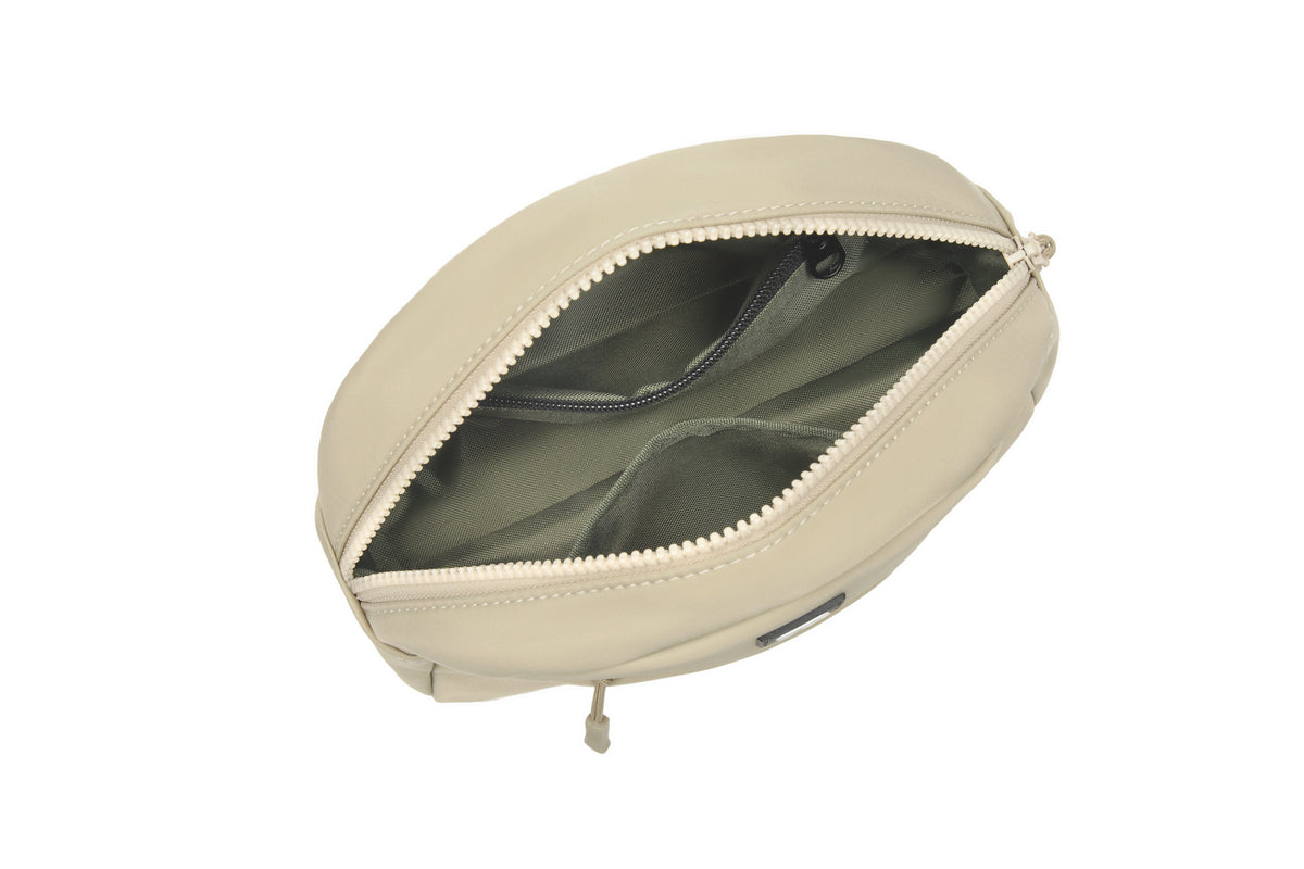 Everyday Cosmetic Case | Reveille Khaki Nylon