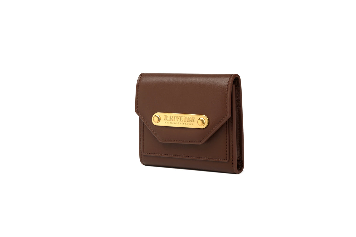 1972 Mini Wallet | Brown Leather