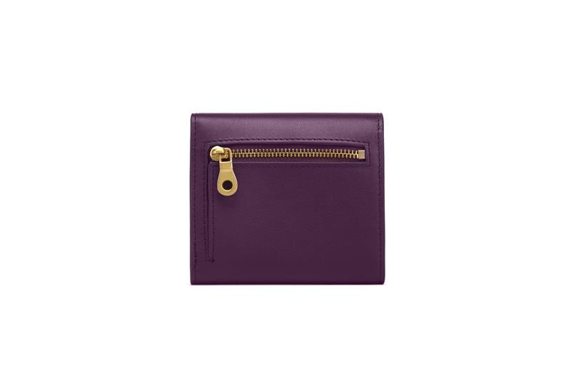 1972 Mini Wallet | Plum Leather