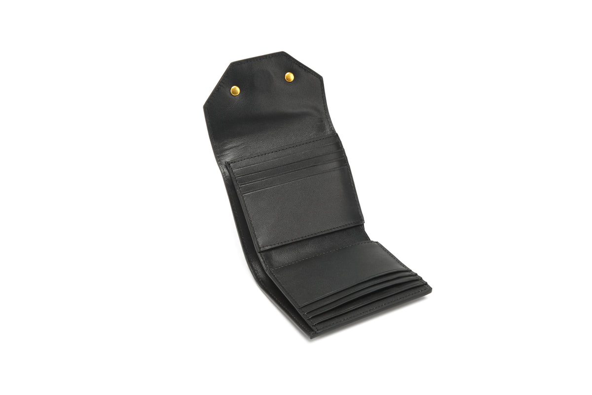 1964 Mini Wallet | Premium Black Leather