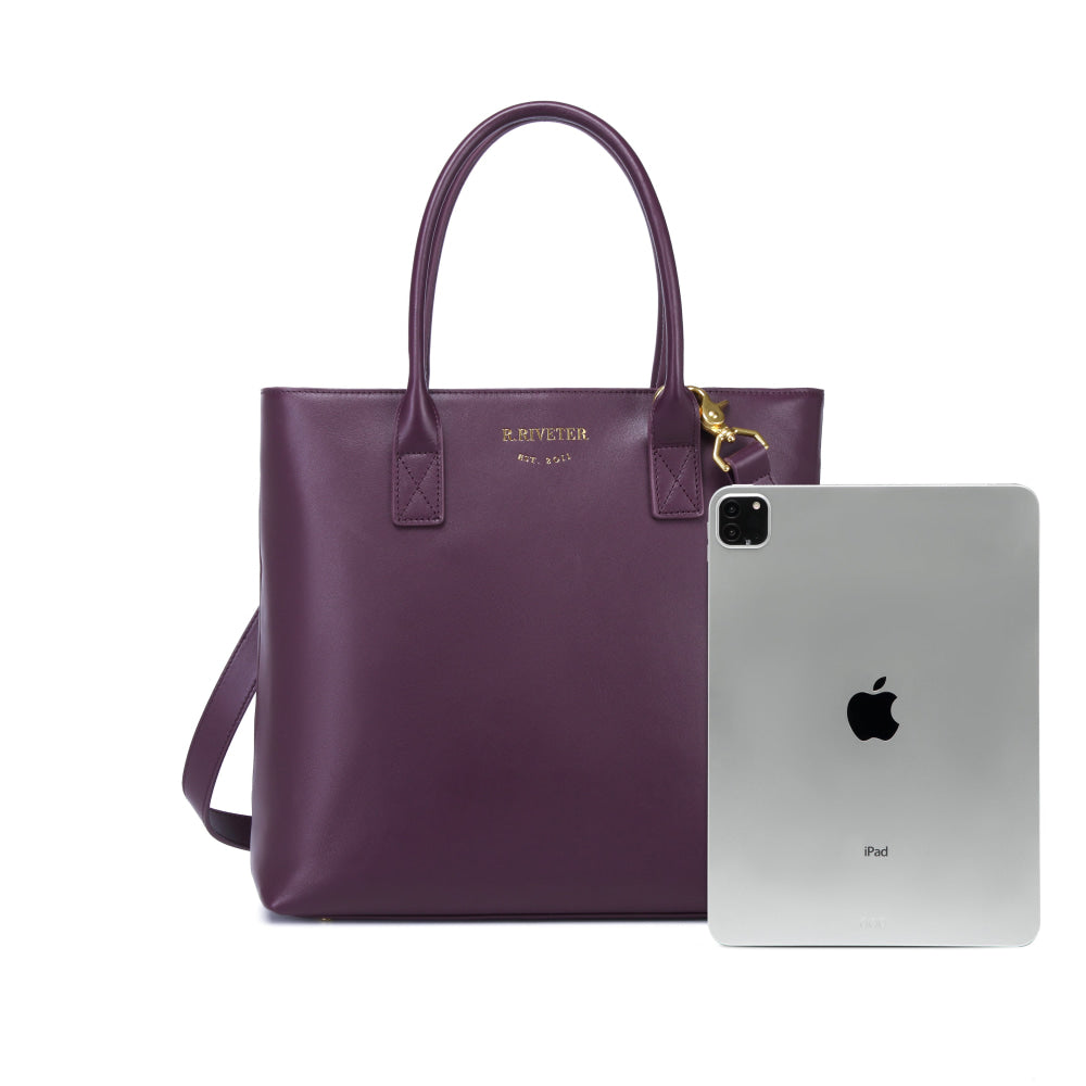Eleanor | Plum Leather