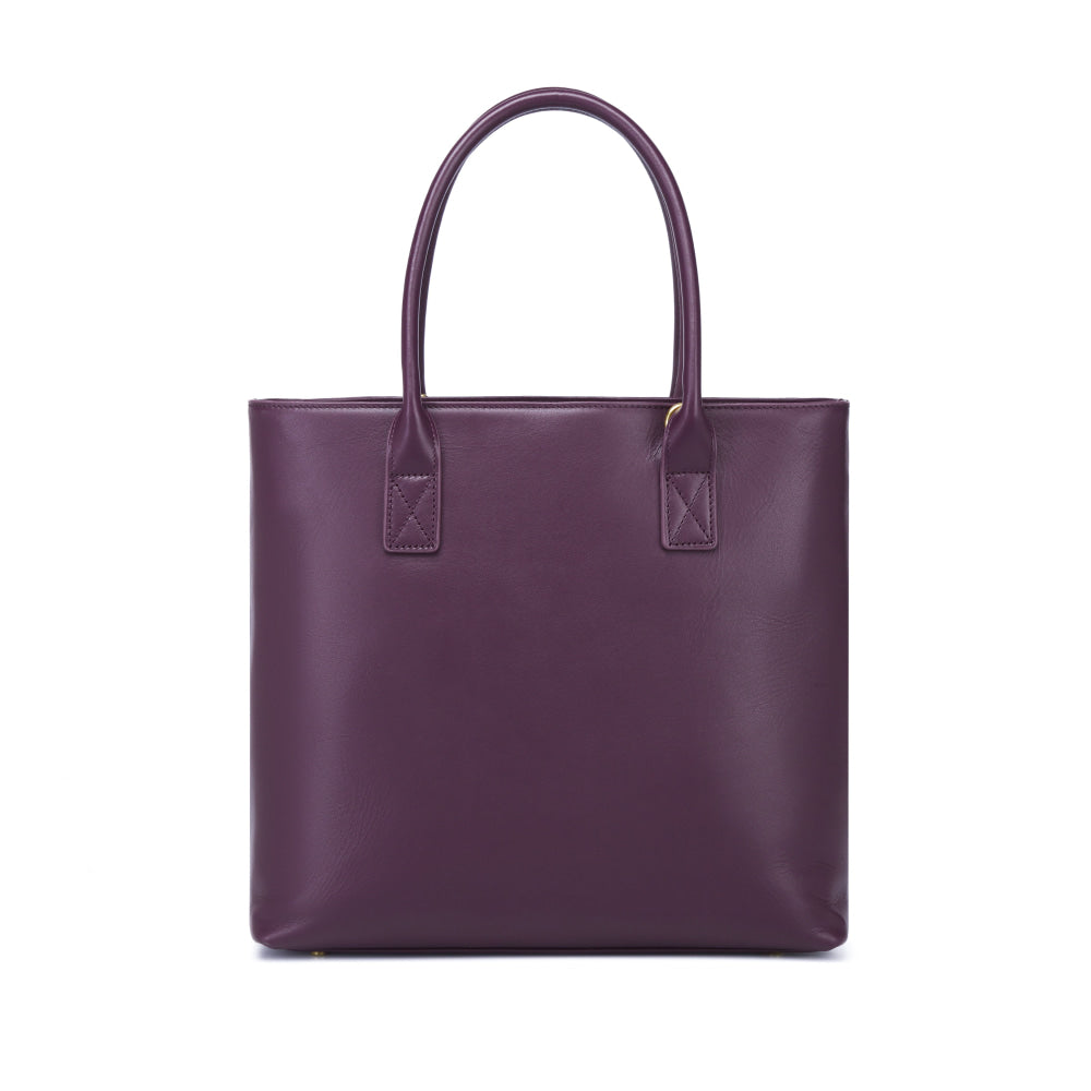 Eleanor | Plum Leather