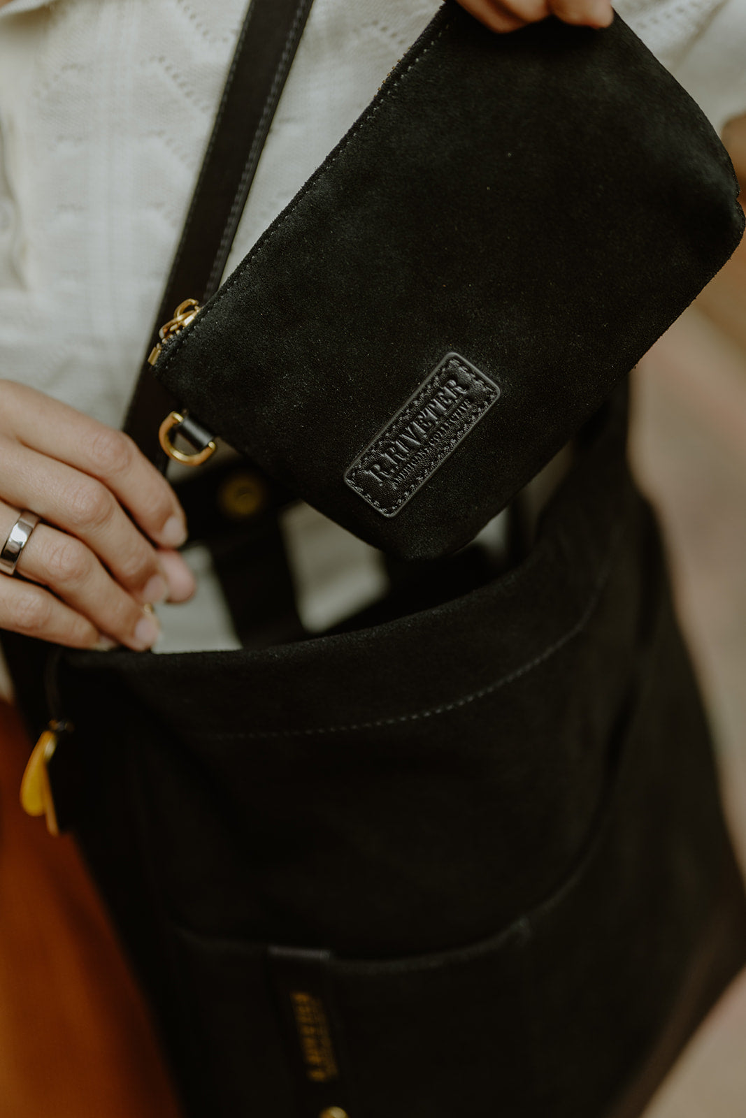 Lucy Mini | Black Suede