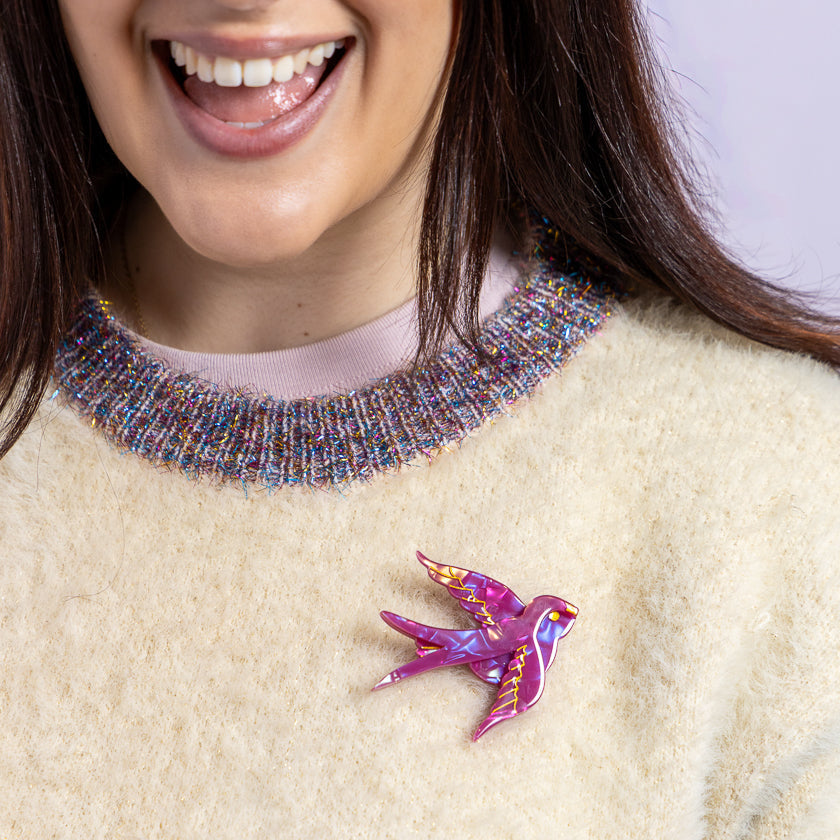 Bluebird of Happiness BONUS GIFT w/ PURCHASE Brooch by Erstwilder
