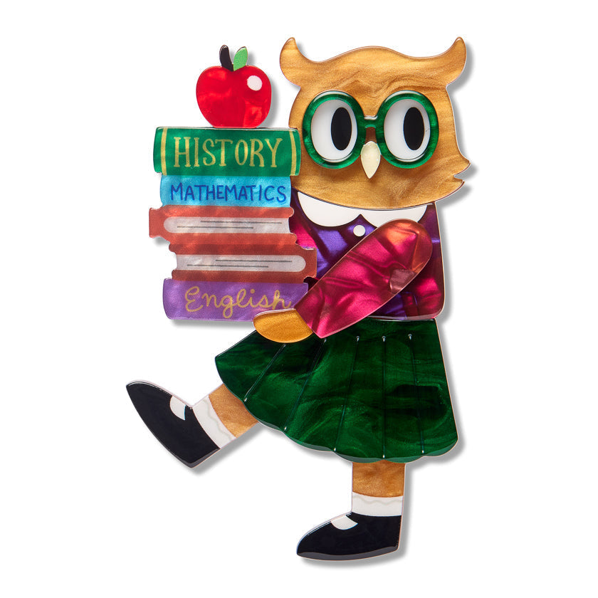 Professor Hootsworth Brooch by Erstwilder