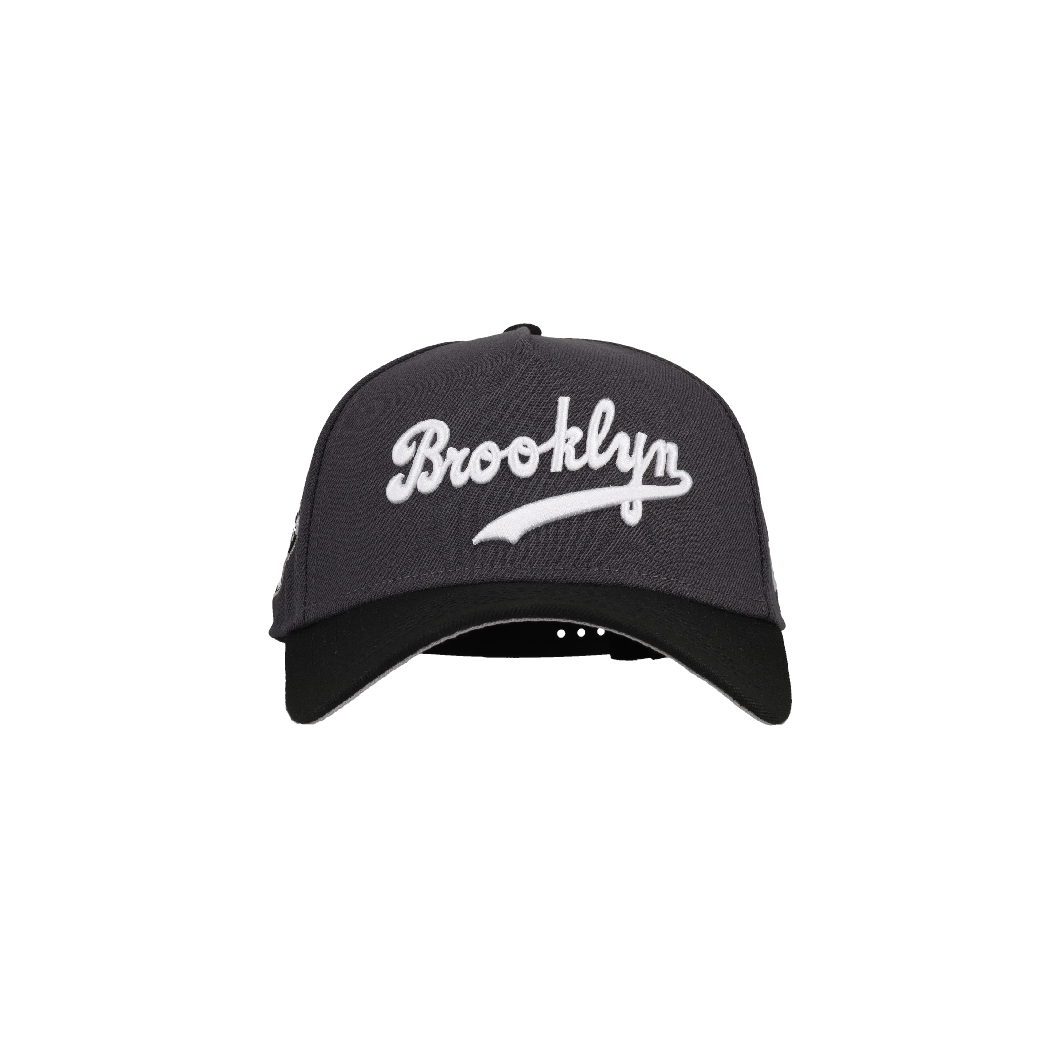 Brooklyn Dodgers 9Forty A Frame Snapback Hat (Graphite/Black)