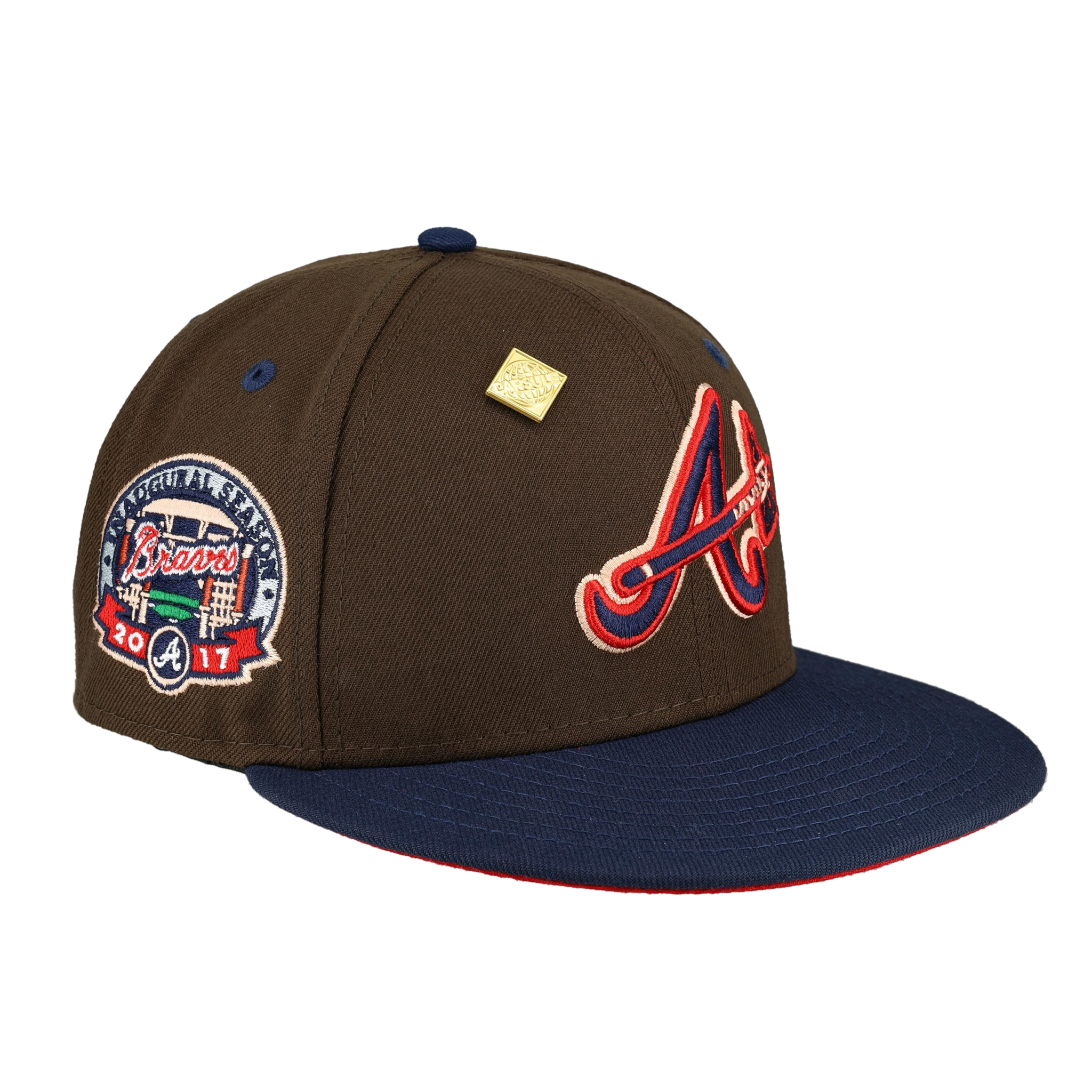 Atlanta Braves 2017 Inaugural Season Patch 59Fifty Fitted Hat