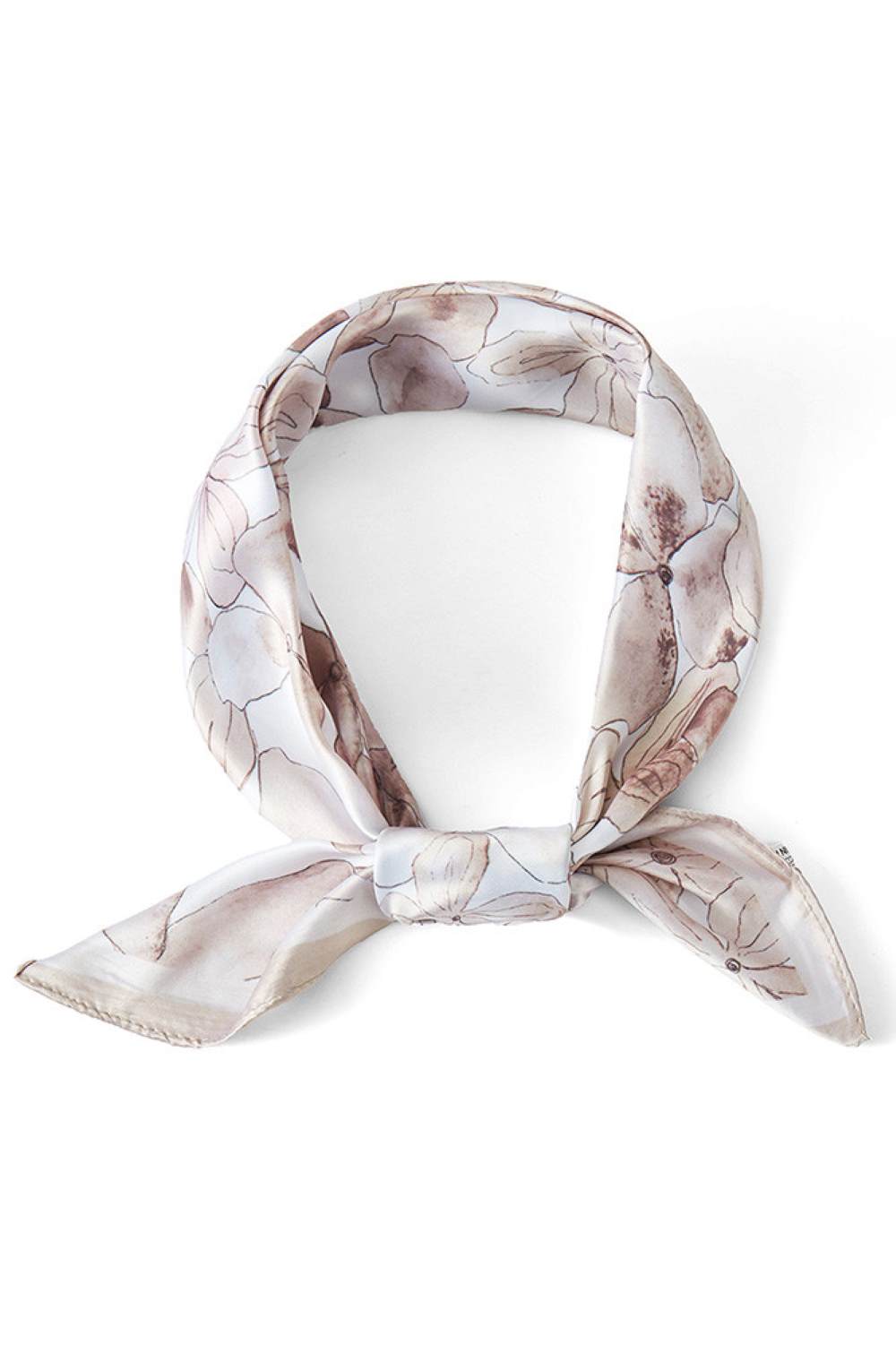 Floral Pattern Print Bandana Summer Scarf
