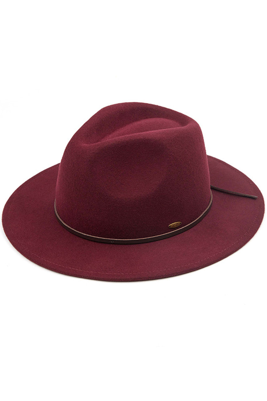 C.C Wool Felt Brim Hat