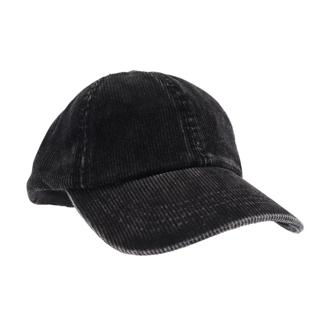 C.C Women's Stonewashed Corduroy Criss Cross Ponytail Cap