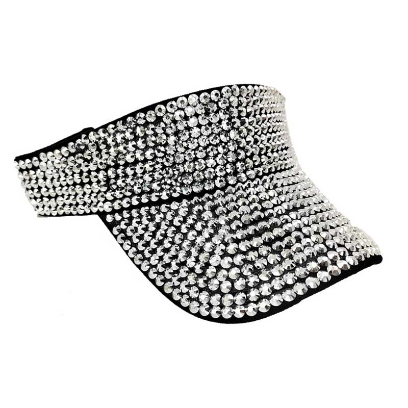 Women's Bling Studded Visor Hat