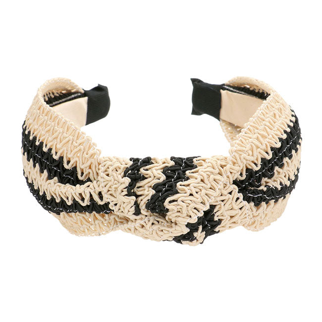 Zigzag Chevron Burnout Knot Headband