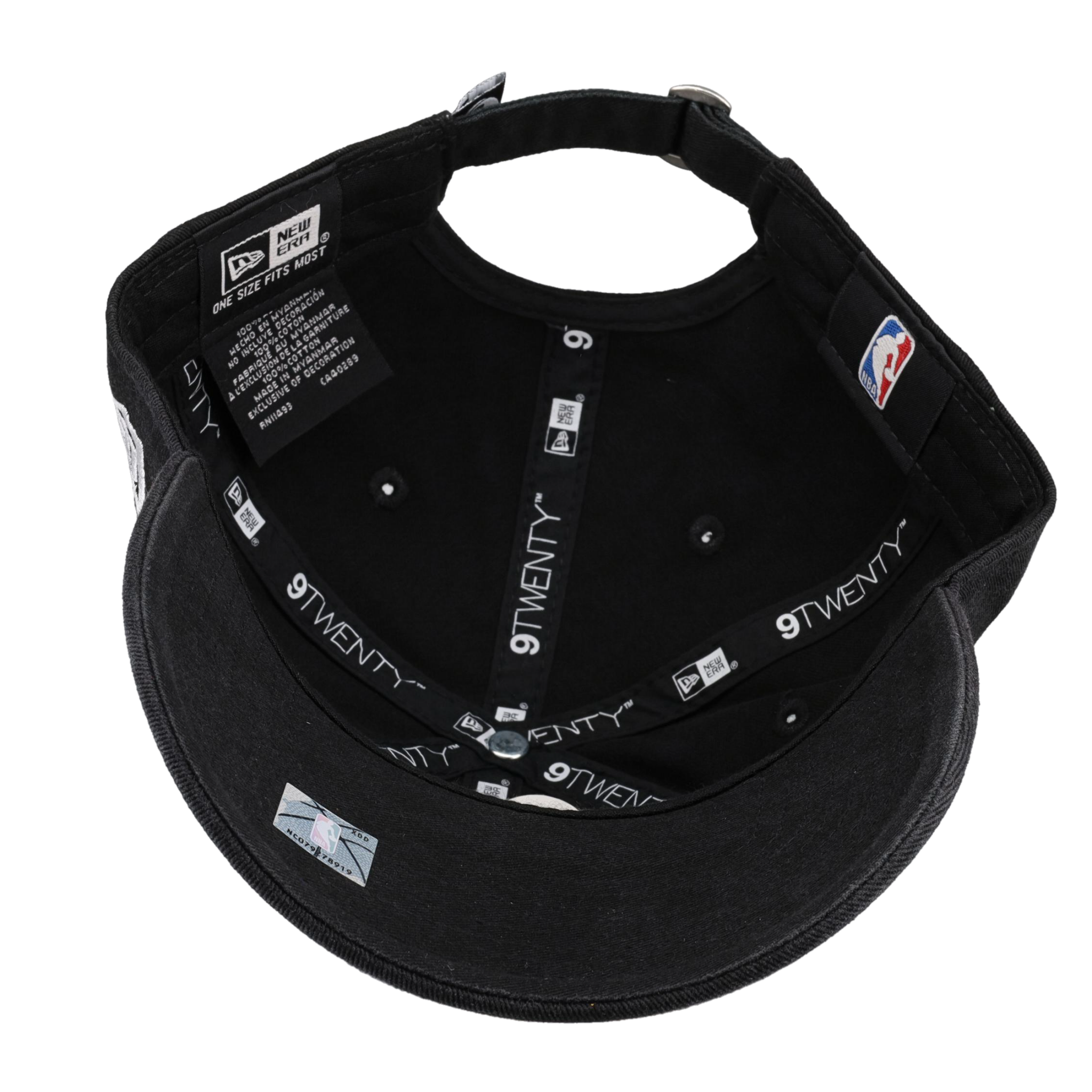 Brooklyn Nets New Era 9Twenty Adjustable Hat (Black)