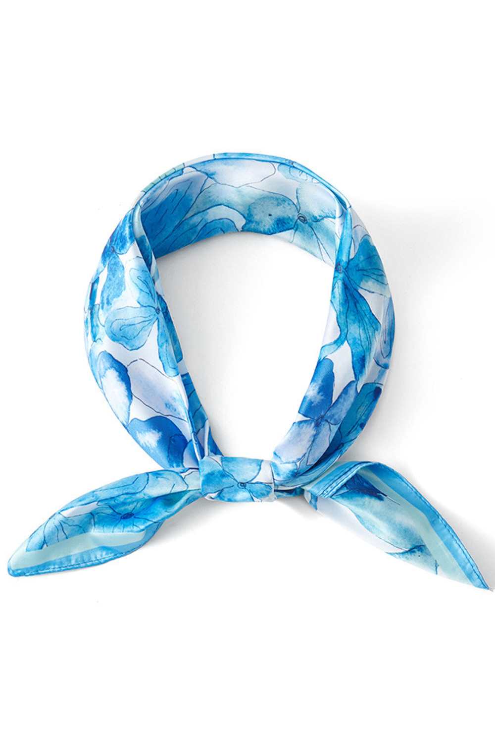 Floral Pattern Print Bandana Summer Scarf