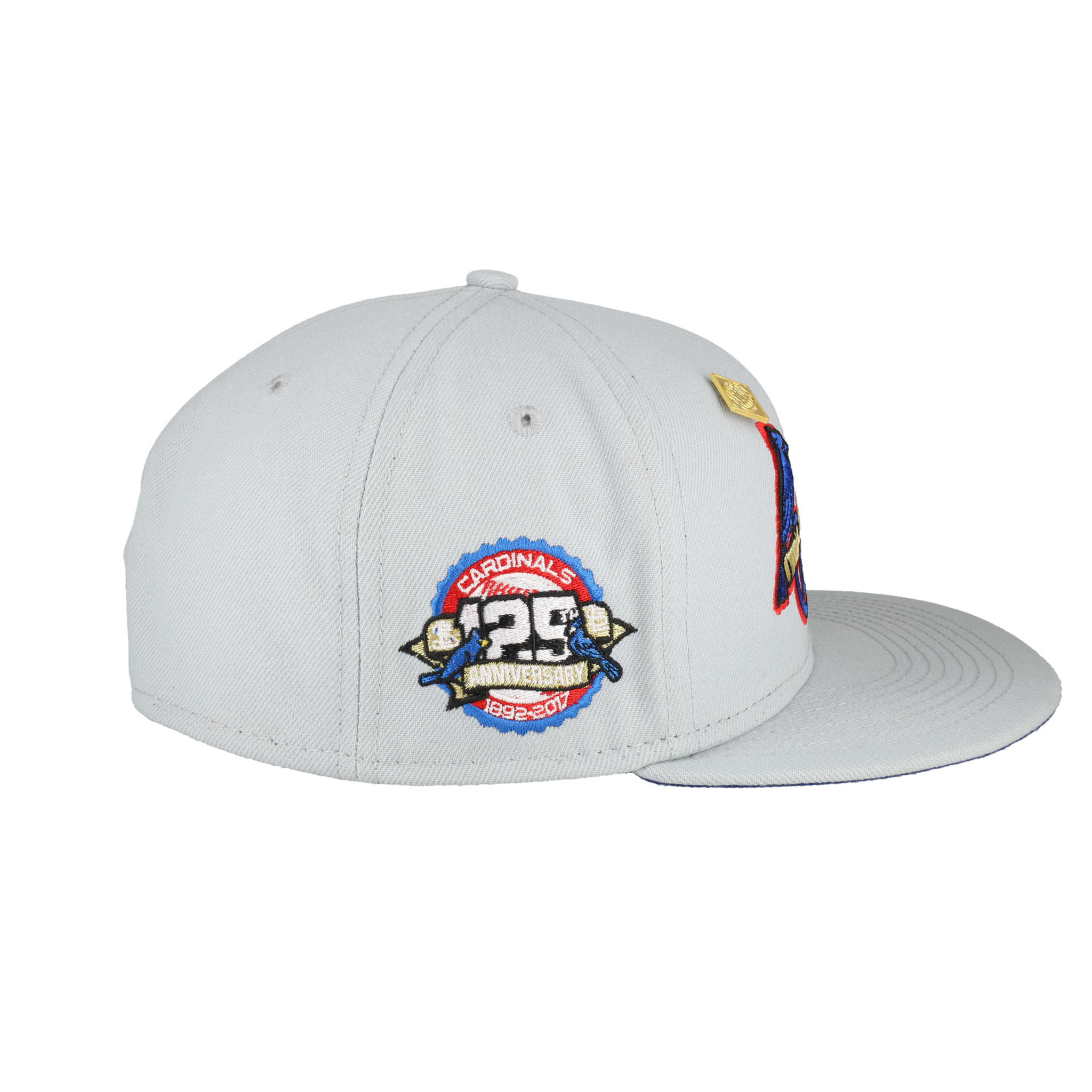 St. Louis Cardinals 125th Anniversary Side Patch 59Fifty Fitted Hat