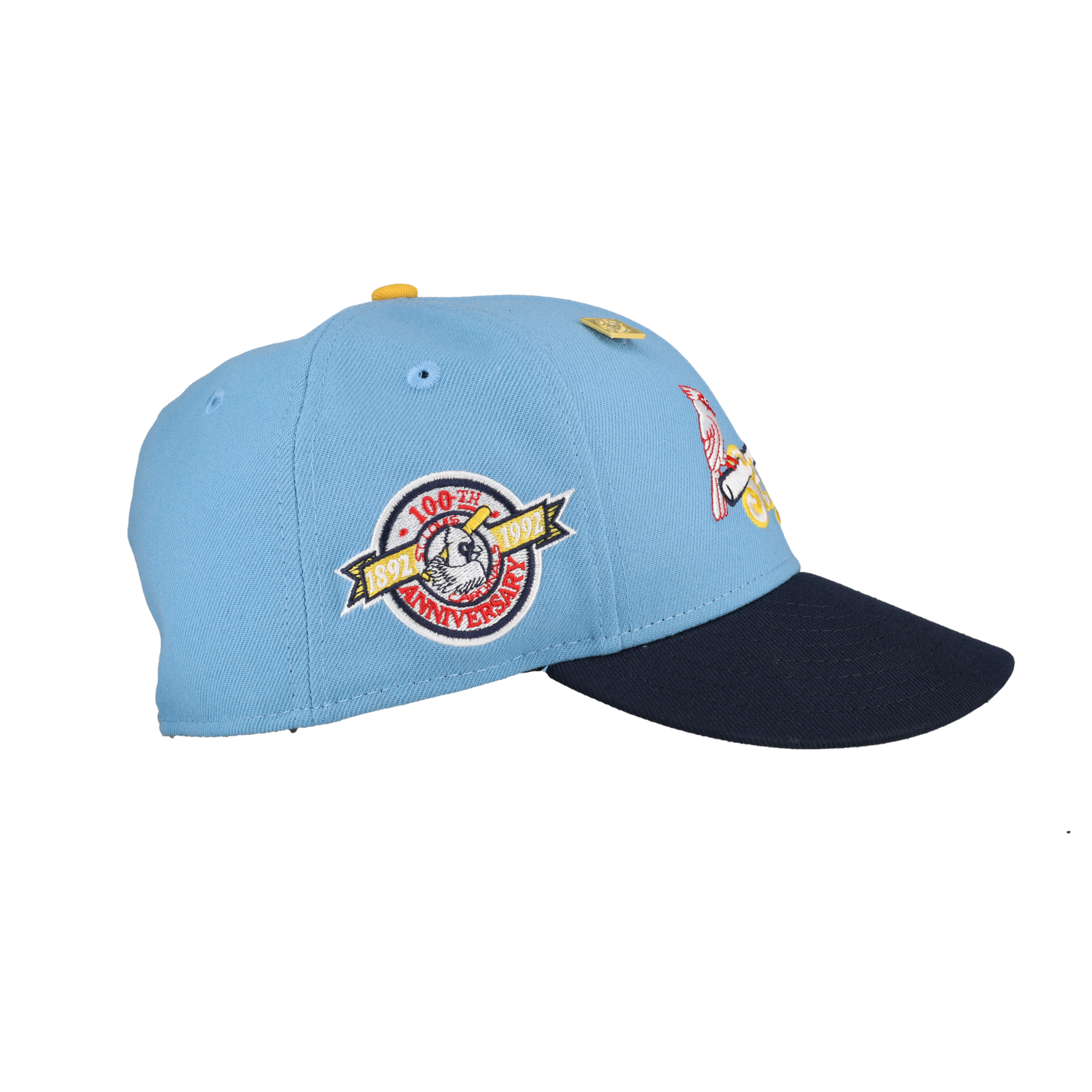 St. Louis Cardinals Blue 100th Anniversary 59Fifty Fitted Hat