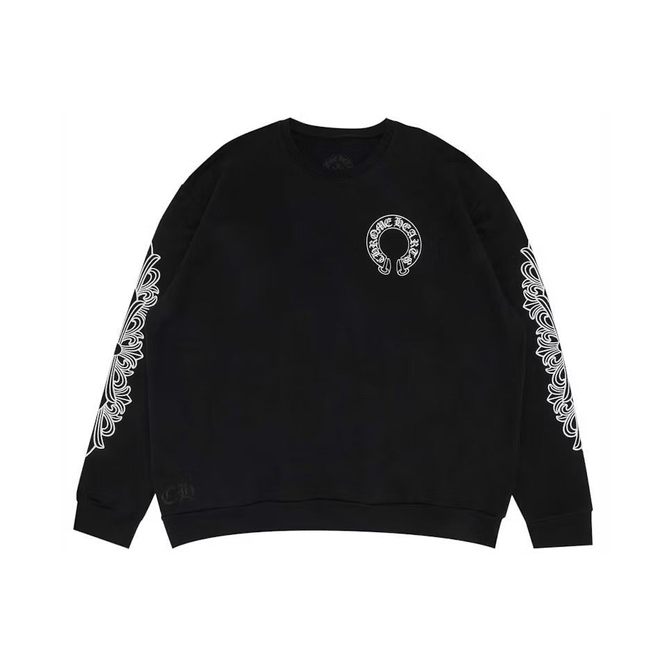Chrome Hearts Horseshoe Crewneck Black