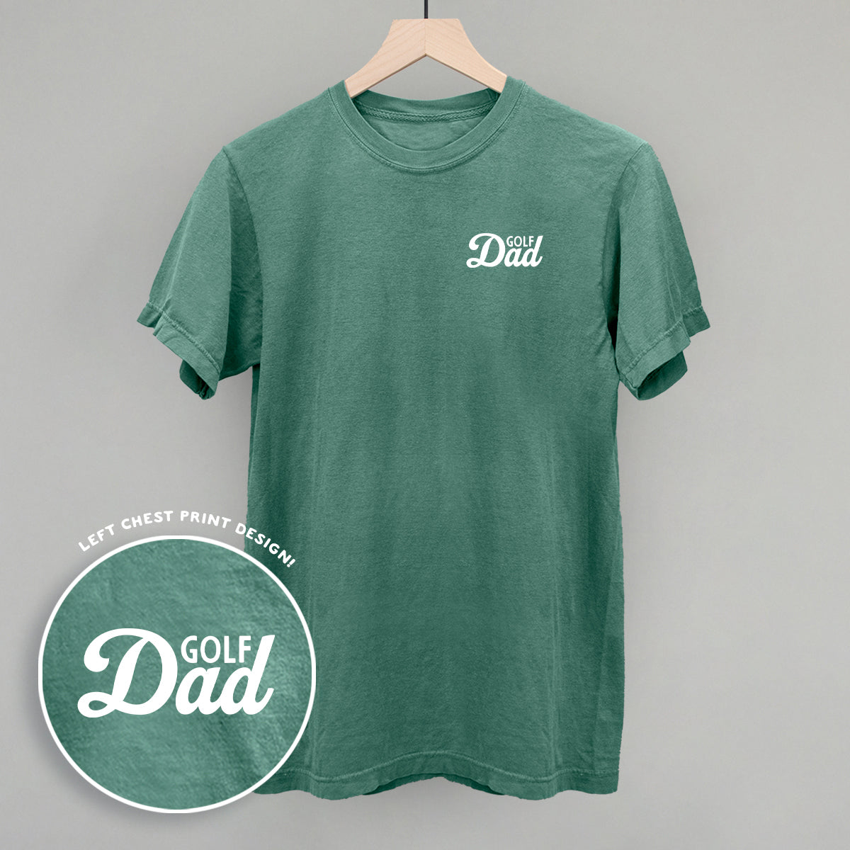 Golf Dad (White) (Left Chest)