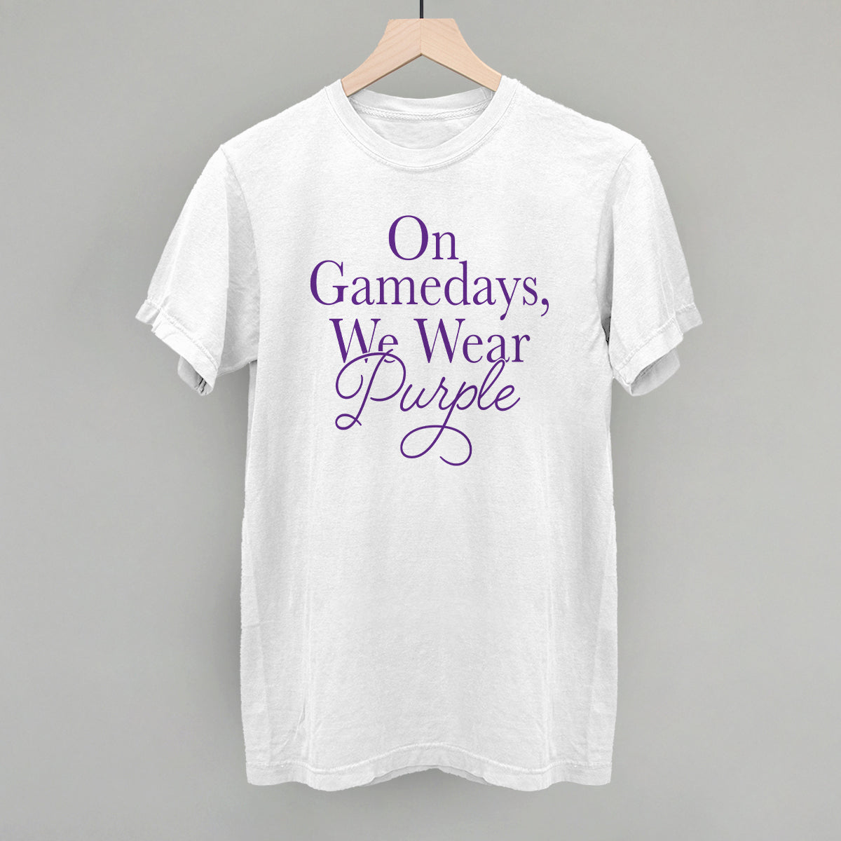 On Gamedays, We Wear Purple