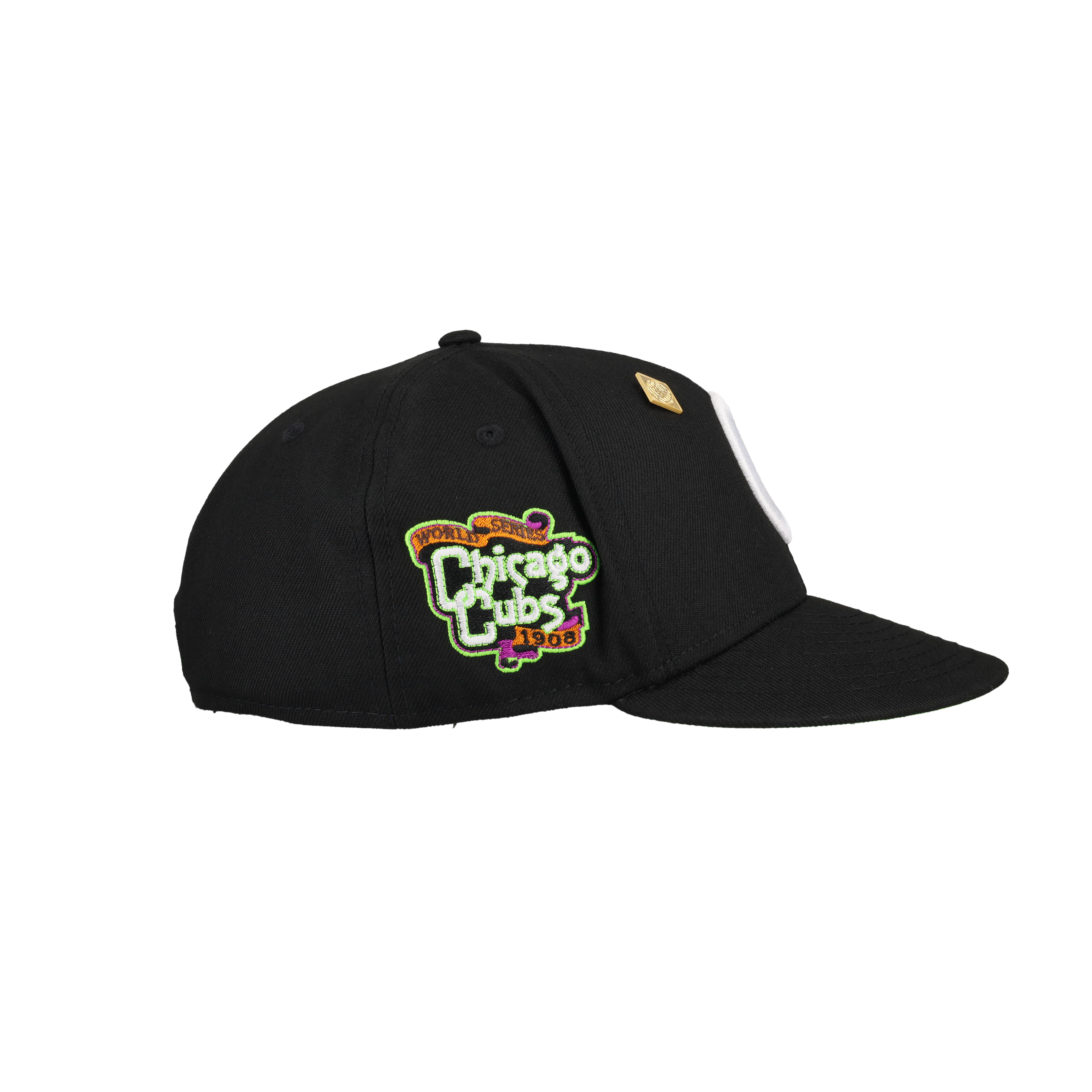 Chicago Cubs Neon 1908 World Series 59fifty Fitted Hat